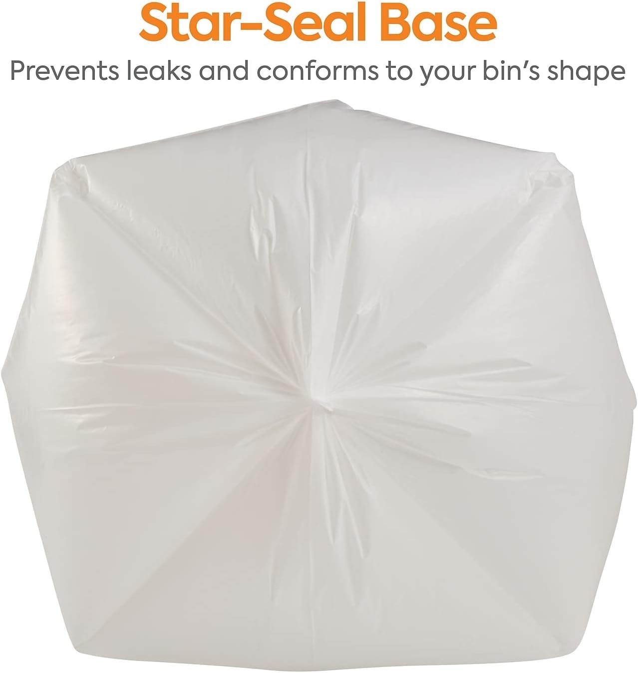 image:image2030 Gallon Trash Bag 30 x 36 Low Density 09 mil White 200 BagsBox