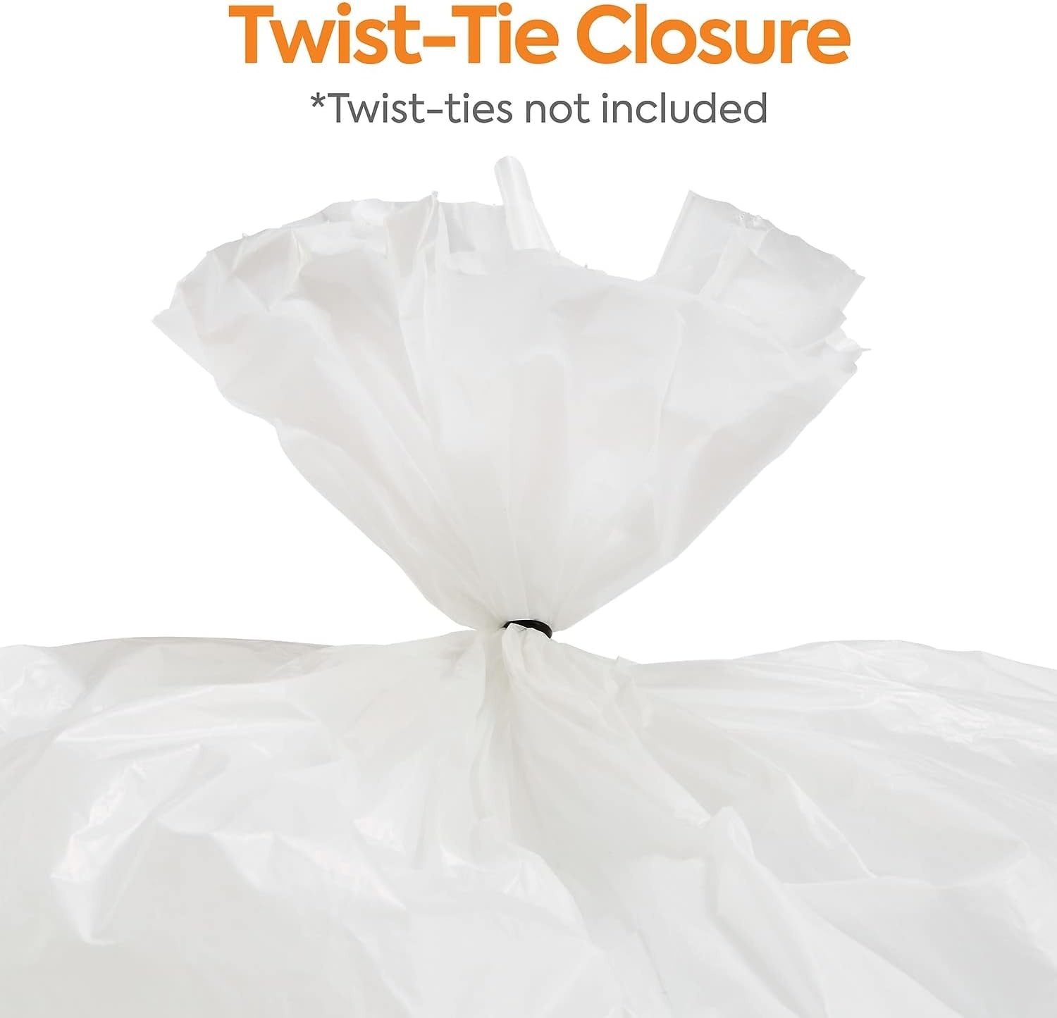 image:image2030 Gallon Trash Bag 30 x 36 Low Density 09 mil White 200 BagsBox