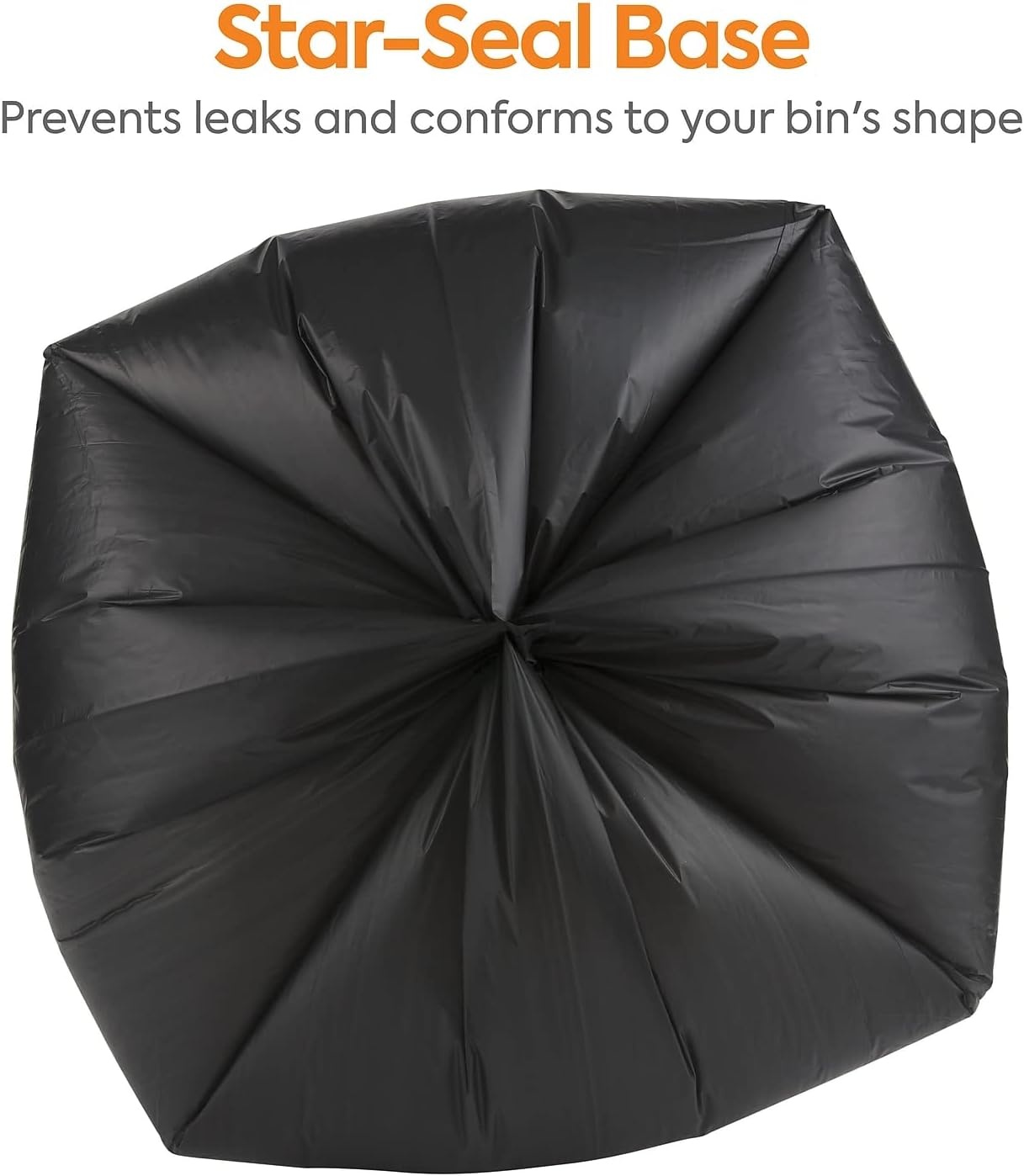image:image4045 Gallon Trash Bag 40 x 48 High Density 22 mic Black 150 BagsBox