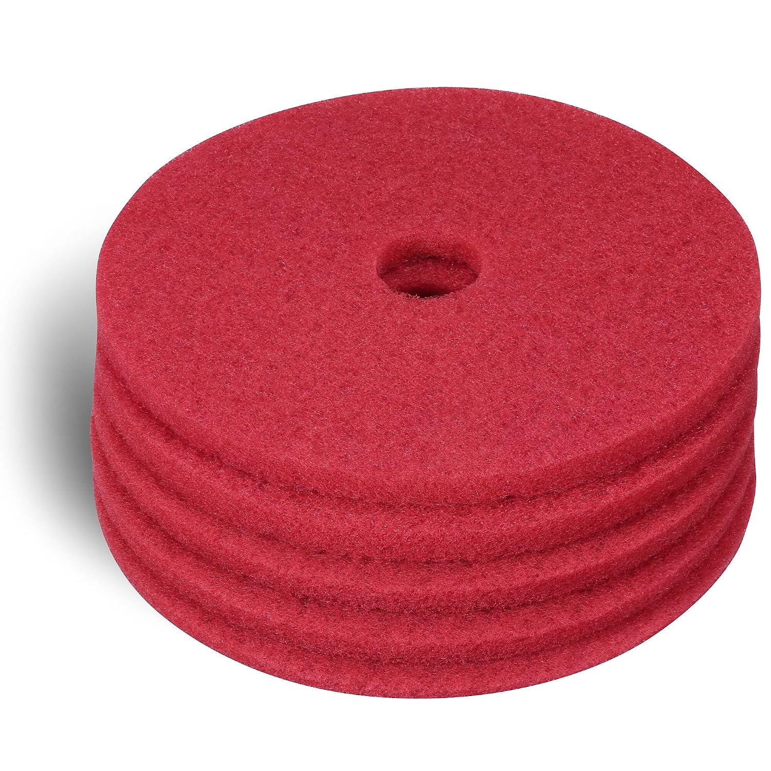 image:imageBrighton Professional Red Floor Buffer Pads 20Inch 5Case Light Cleaning amp Buffing Pads for Commercial Floor Machines