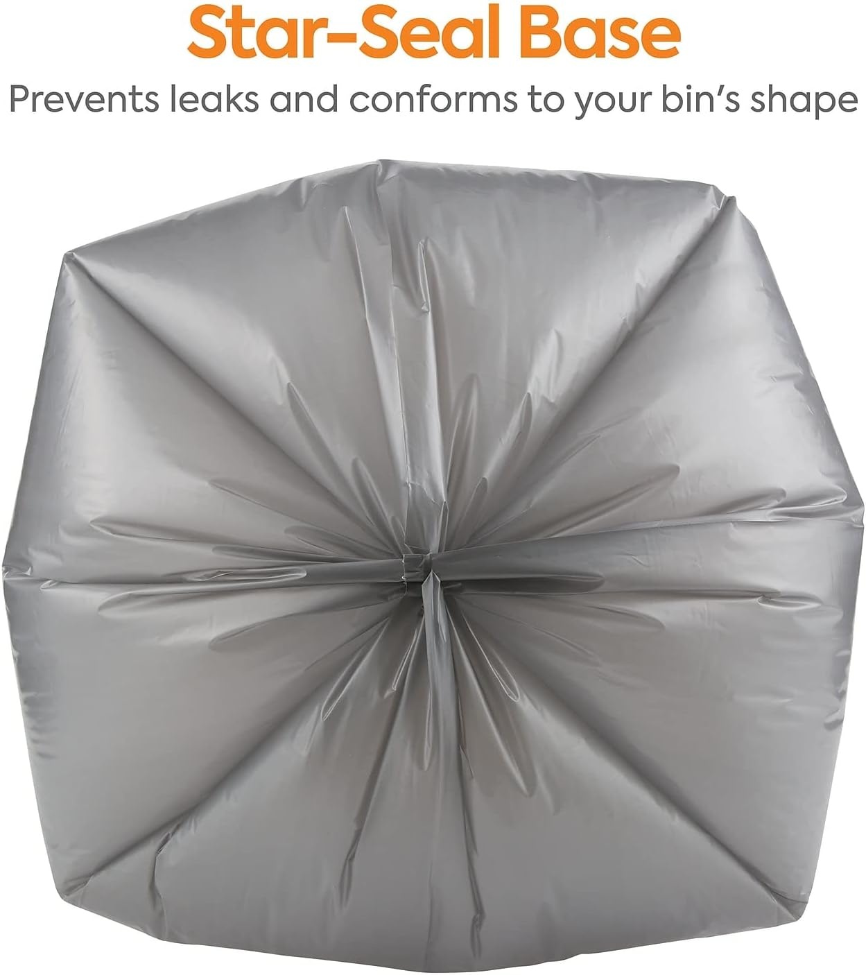 image:imageCoastwide Professional 3033 Gallon Trash Bag 33 x 40 Low Density 15 mil Silver 100 BagsBox