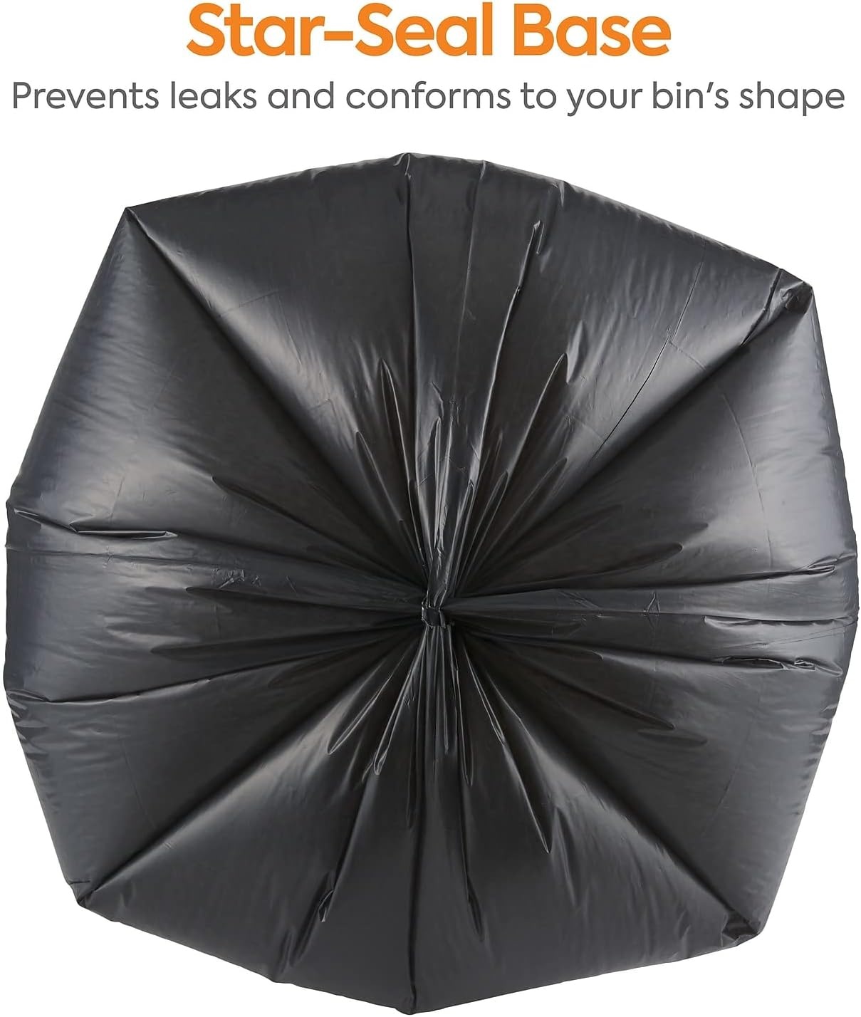 image:imageCoastwide Professional Black Trash Bags 5560 Gal Reprocessed Resin 13 Mil 38Inch x 58Inch 100 Ct