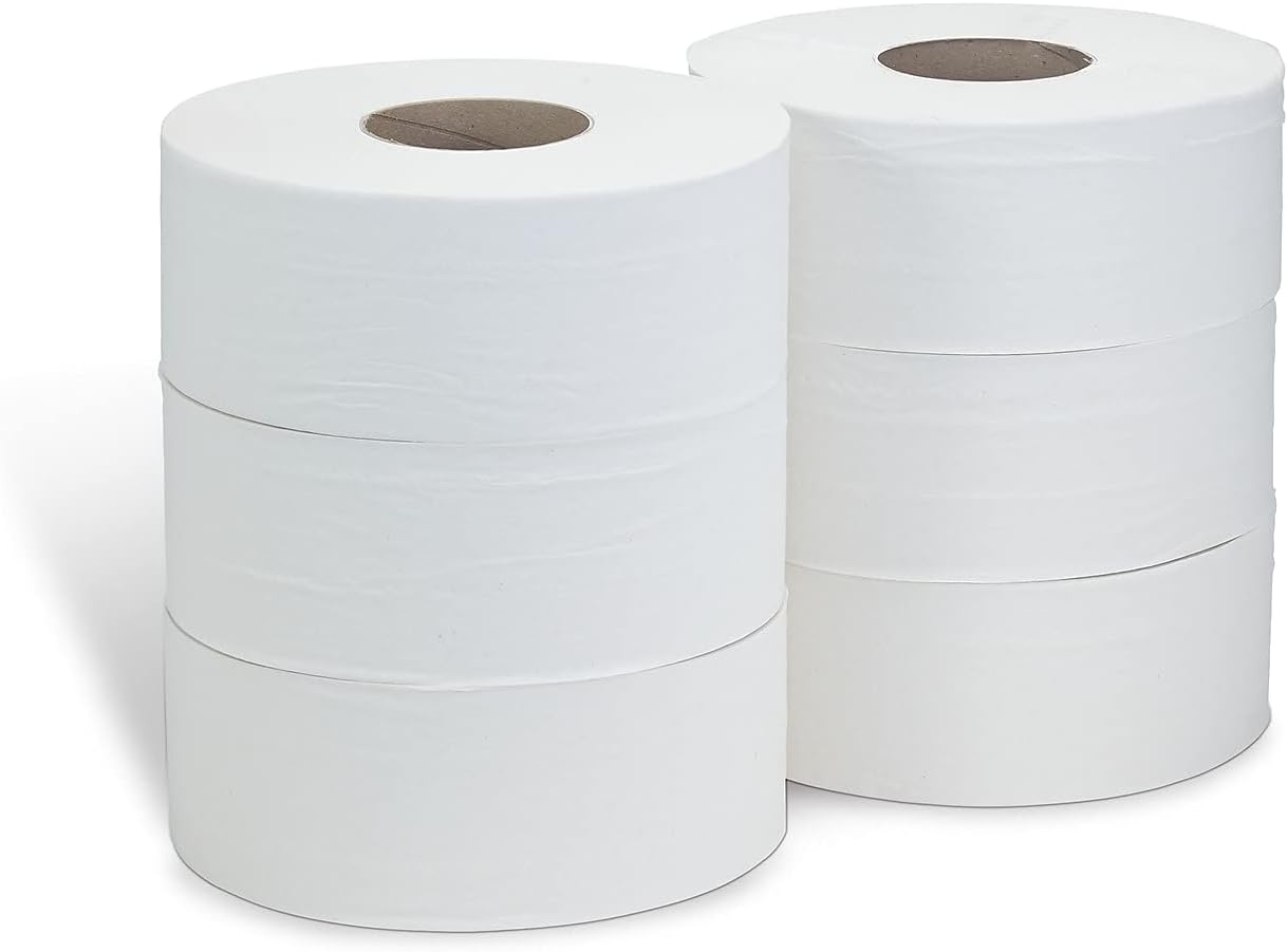 image:imageCoastwide Professional Jumbo Toilet Paper 1ply White 2000 ftRoll 12 RollsCarton1 Count Pack of 6
