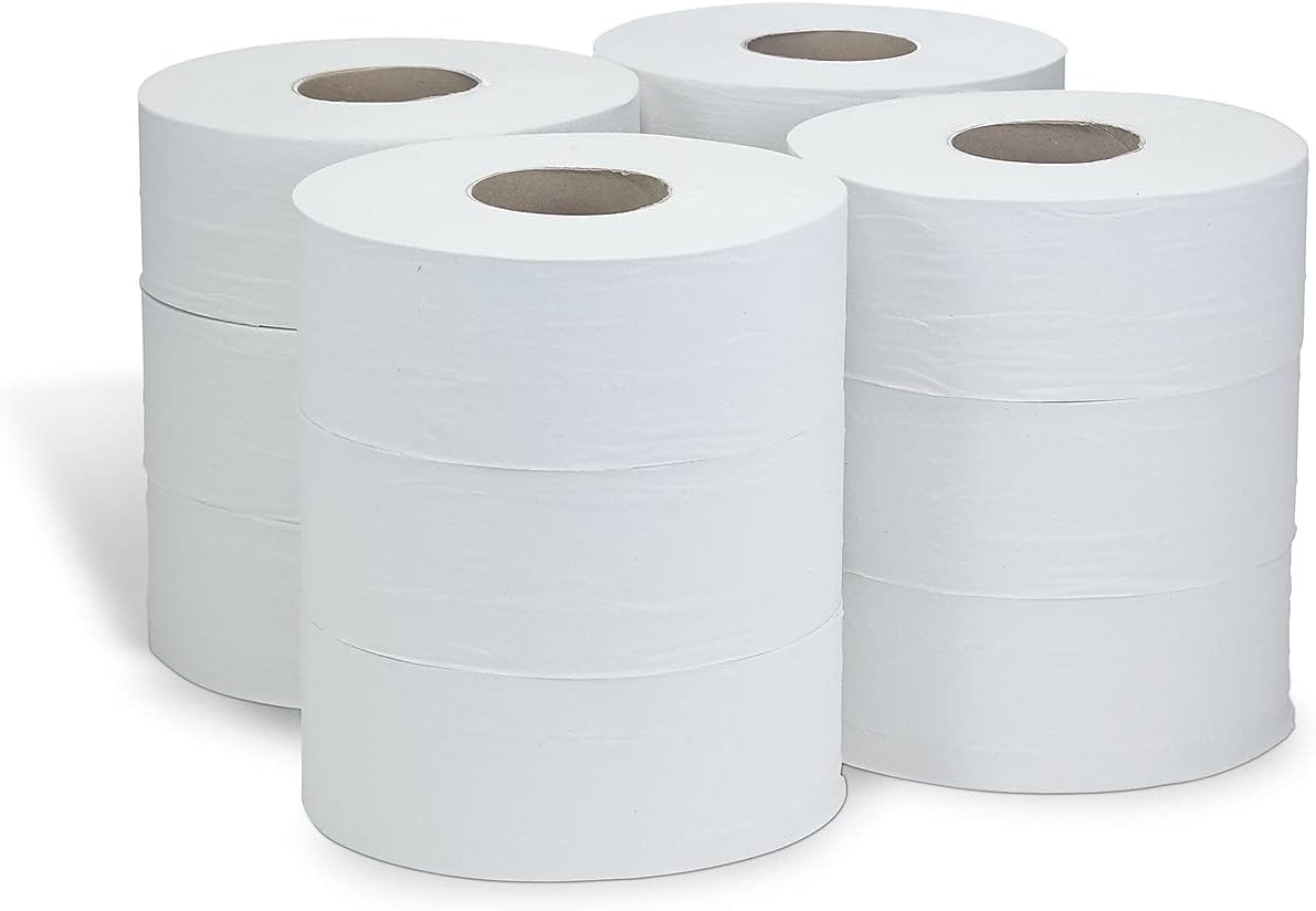 image:imageCoastwide Professional Jumbo Toilet Paper 1ply White 2000 ftRoll 12 RollsCarton12 Count Pack of 1
