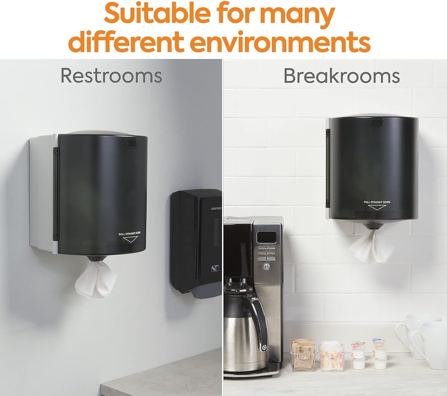 image:imageCoastwide Professional Recycled Centerpull Paper Towels 2ply 600 SheetsRoll 6 RollsPackRecycled