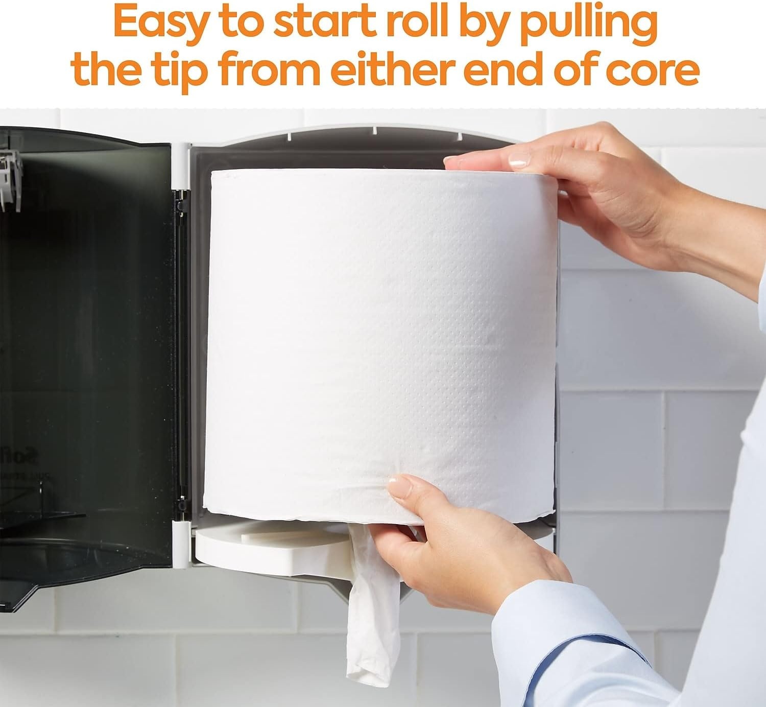 image:imageCoastwide Professional Recycled Centerpull Paper Towels 2ply 600 SheetsRoll 6 RollsPackStandard