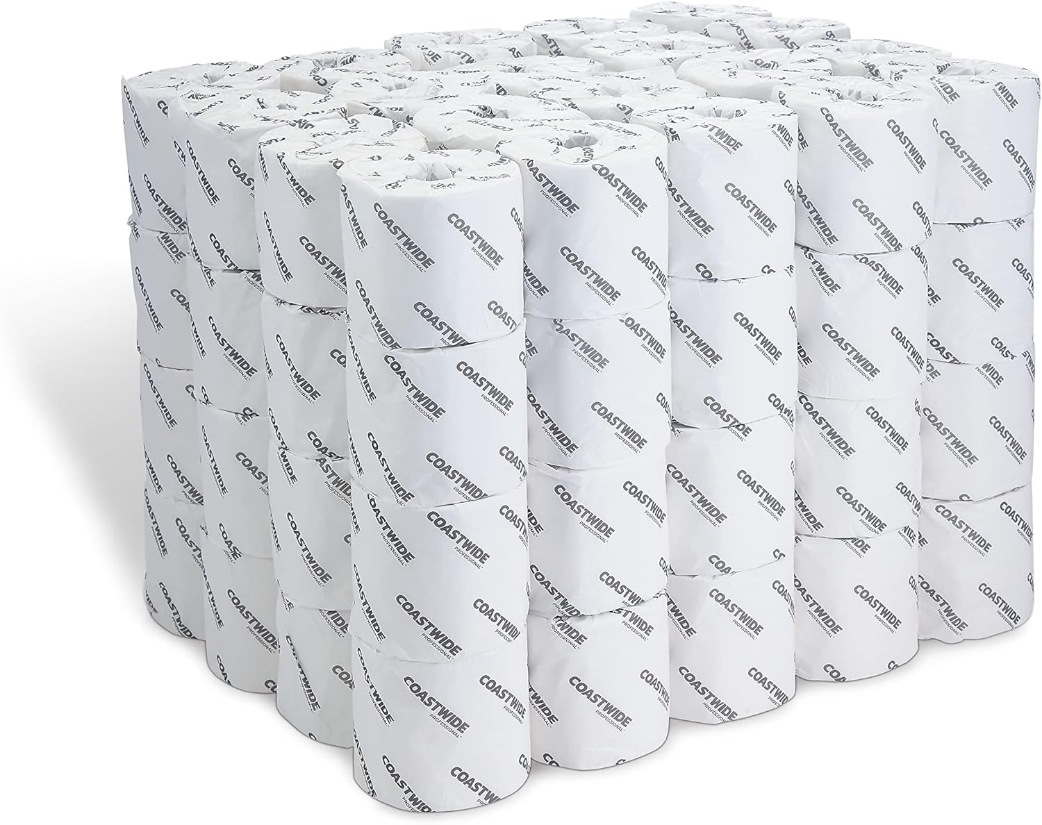 image:imageCoastwide Professional Recycled Toilet Paper 2ply White 550 SheetsRoll 80 RollsCarton550 Sheets per Roll