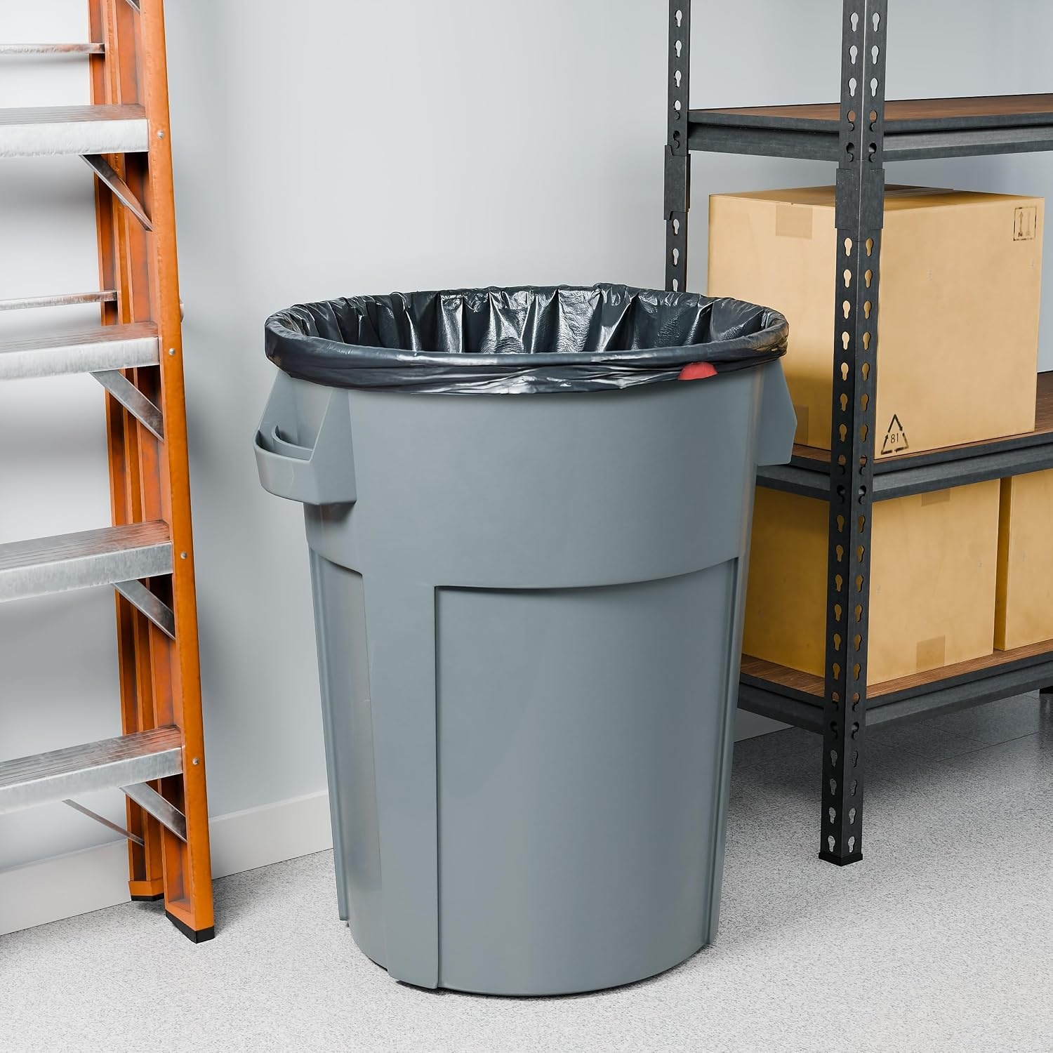 image:imagePERK Black 45 Gallon Trash Bag Low Density 11 Mil33 Gallon