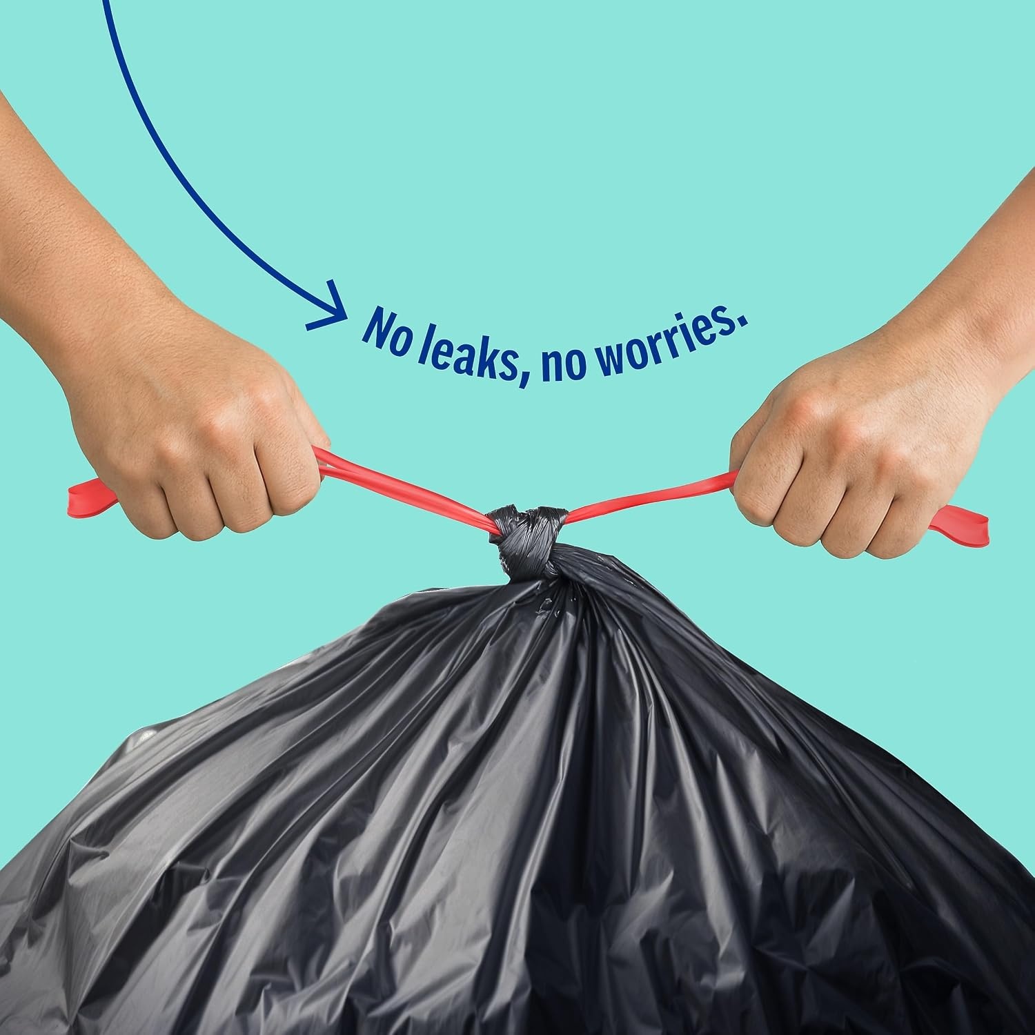 image:imagePERK Black 45 Gallon Trash Bag Low Density 11 Mil33 Gallon