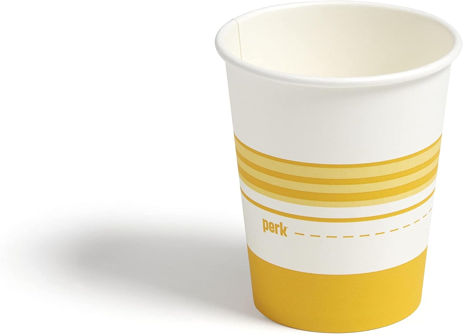 image:imagePerk 12 Oz Paper Hot Cups 500 Count Bulk Disposable Coffee Cups for Hot Beverages WhiteBlue50 Pack