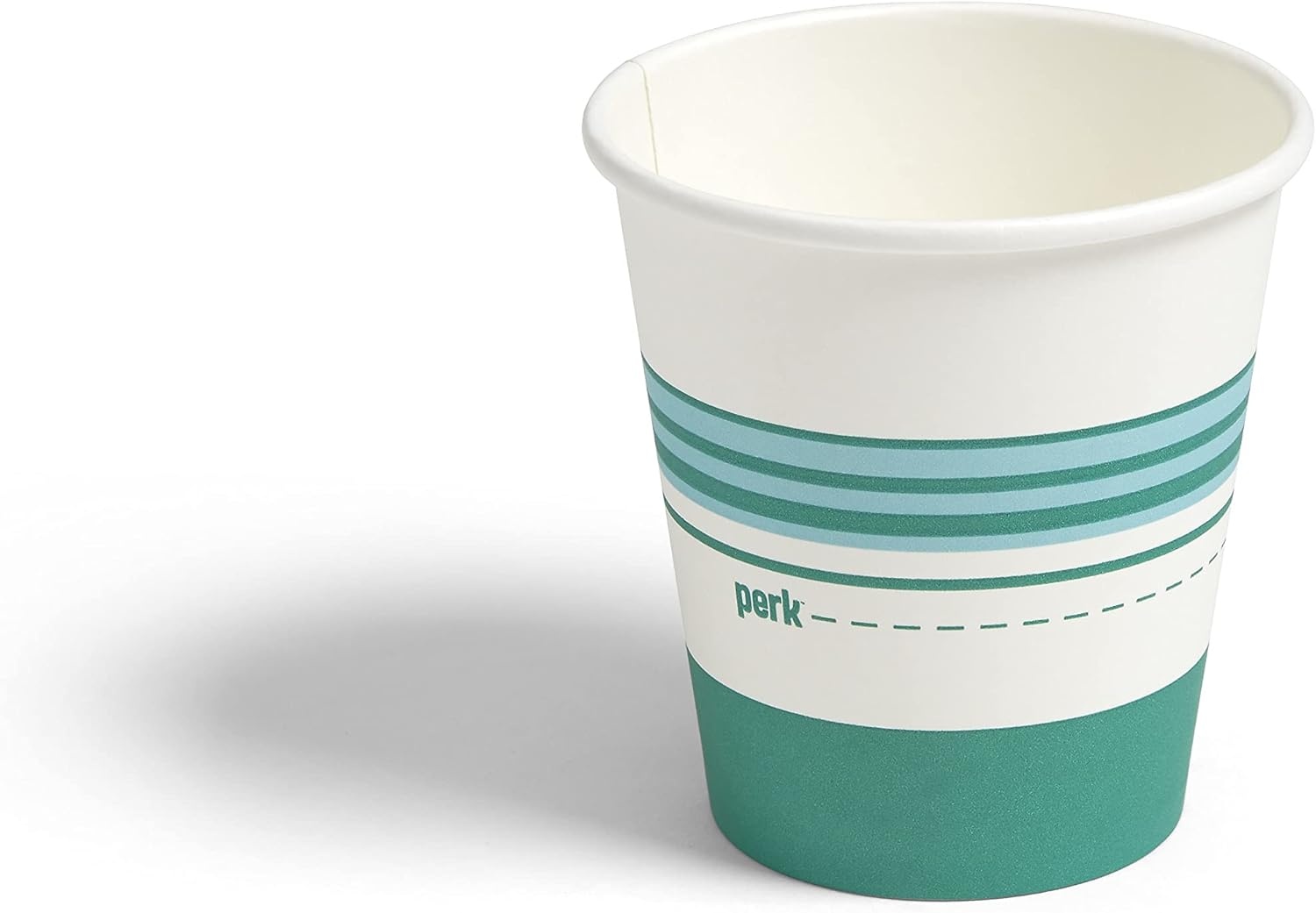 image:imagePerk 12 Oz Paper Hot Cups 500 Count Bulk Disposable Coffee Cups for Hot Beverages WhiteBlue500 Pack