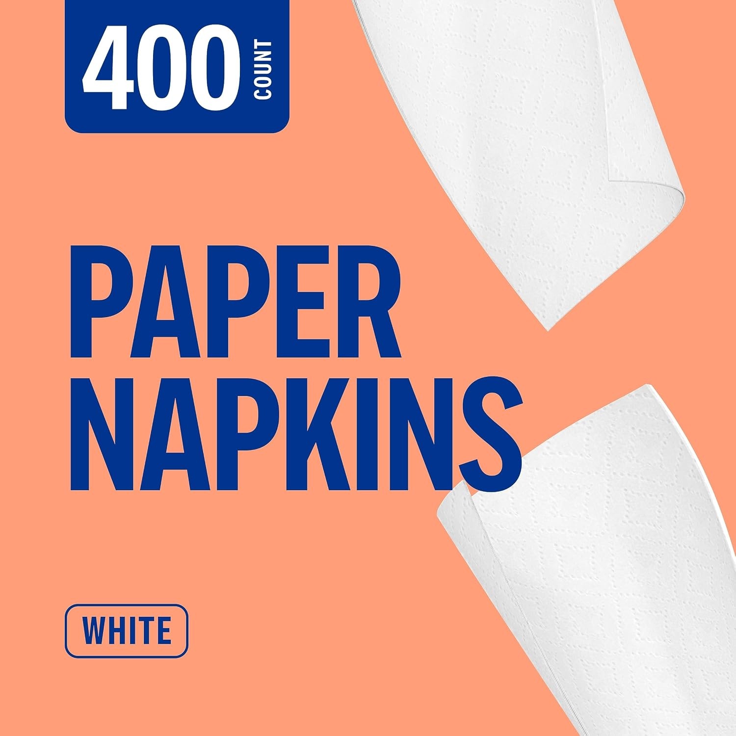 image:imagePerk Paper Napkins Disposable 1Ply Luncheon Size Perfect for Events Entertaining Office 400 Pack