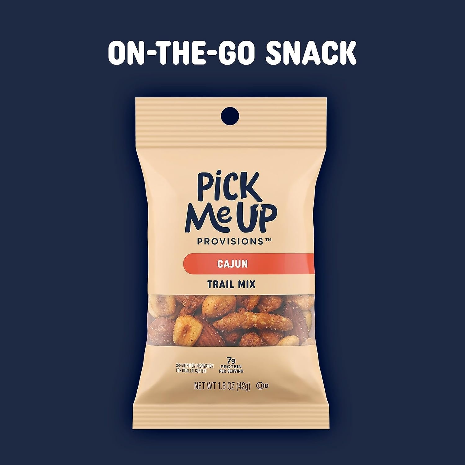 image:imagePick Me Up Provisions Classic Trail Mix 48 SingleServe Bags HighProtein Snack Perfect for LunchesCajun