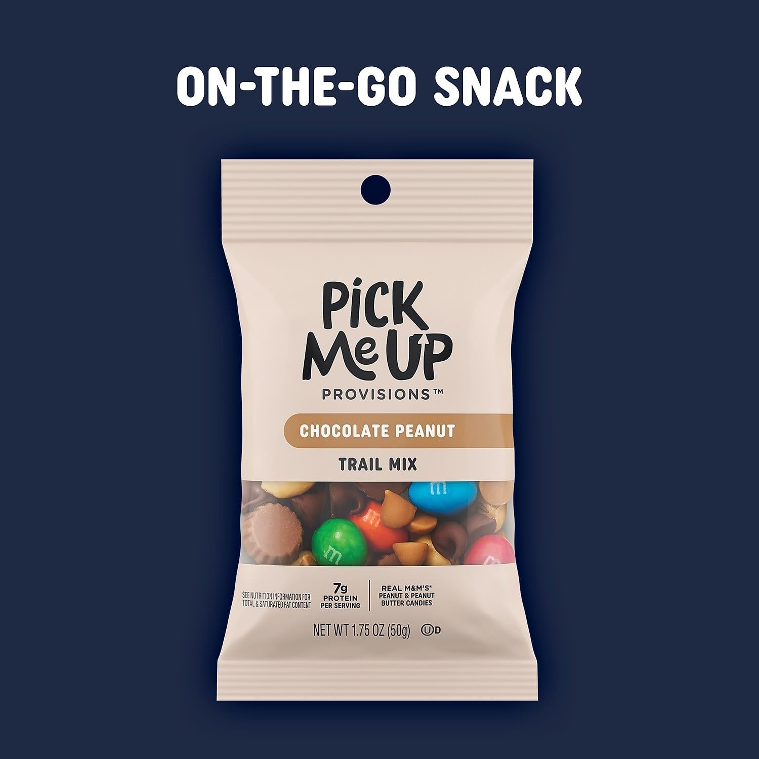 image:imagePick Me Up Provisions Classic Trail Mix 48 SingleServe Bags HighProtein Snack Perfect for LunchesChocolate