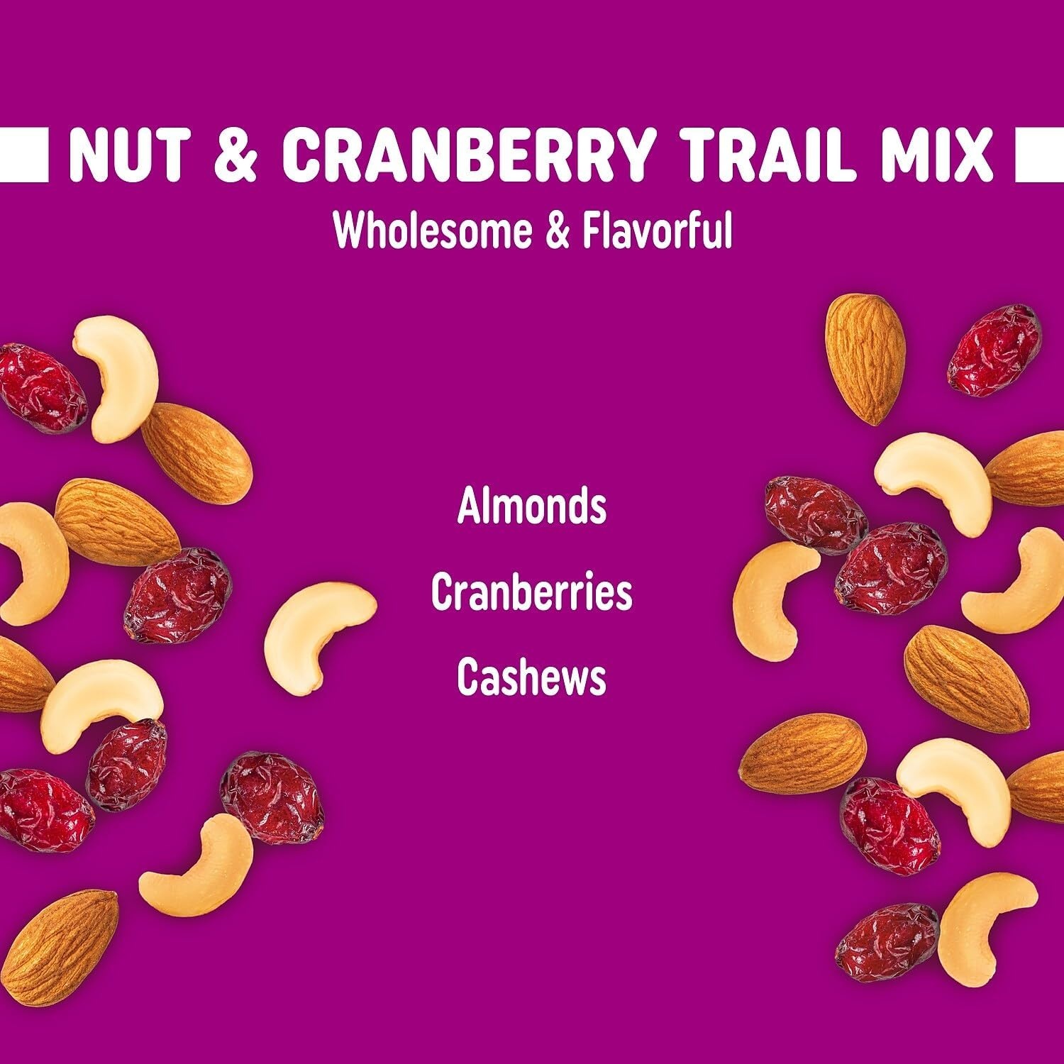 image:imagePick Me Up Provisions Classic Trail Mix 48 SingleServe Bags HighProtein Snack Perfect for LunchesNut Cranberry