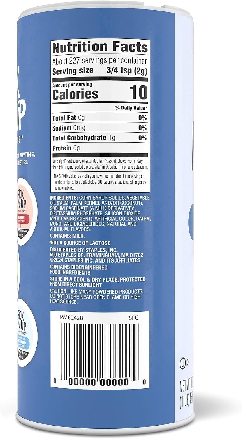 image:imagePick Me Up Provisions Original Powdered Creamer 16 oz 8Pack PM624289084916 Oz 8 Pack