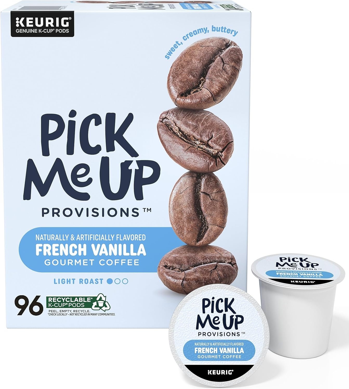 image:imagePick Me Up Provisions SingleServe Coffee Capsules amp Pods Colombian Medium Roast 96 Count KCup Compatible Single Serve Coffee Breakroom Office 100 Arabica Coffee1 Count Pack of 96