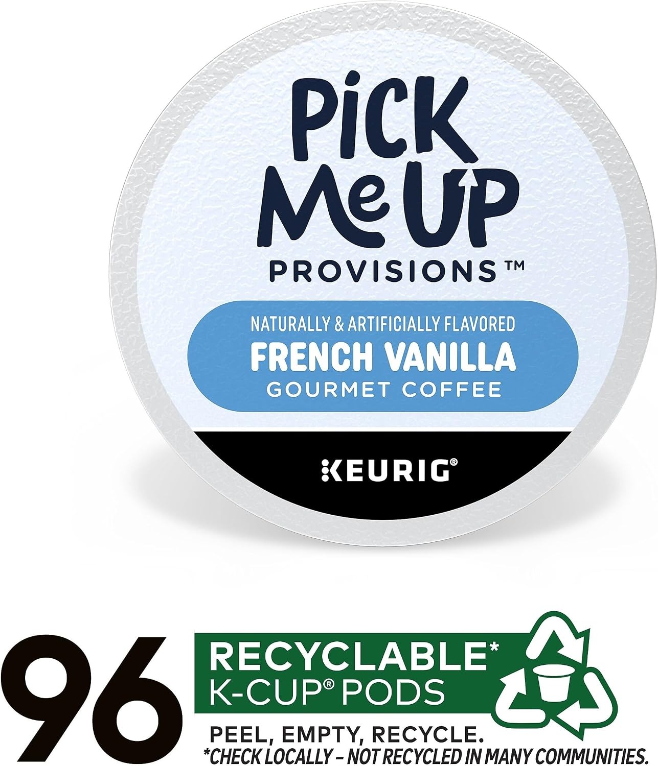 image:imagePick Me Up Provisions SingleServe Coffee Capsules amp Pods Colombian Medium Roast 96 Count KCup Compatible Single Serve Coffee Breakroom Office 100 Arabica Coffee1 Count Pack of 96