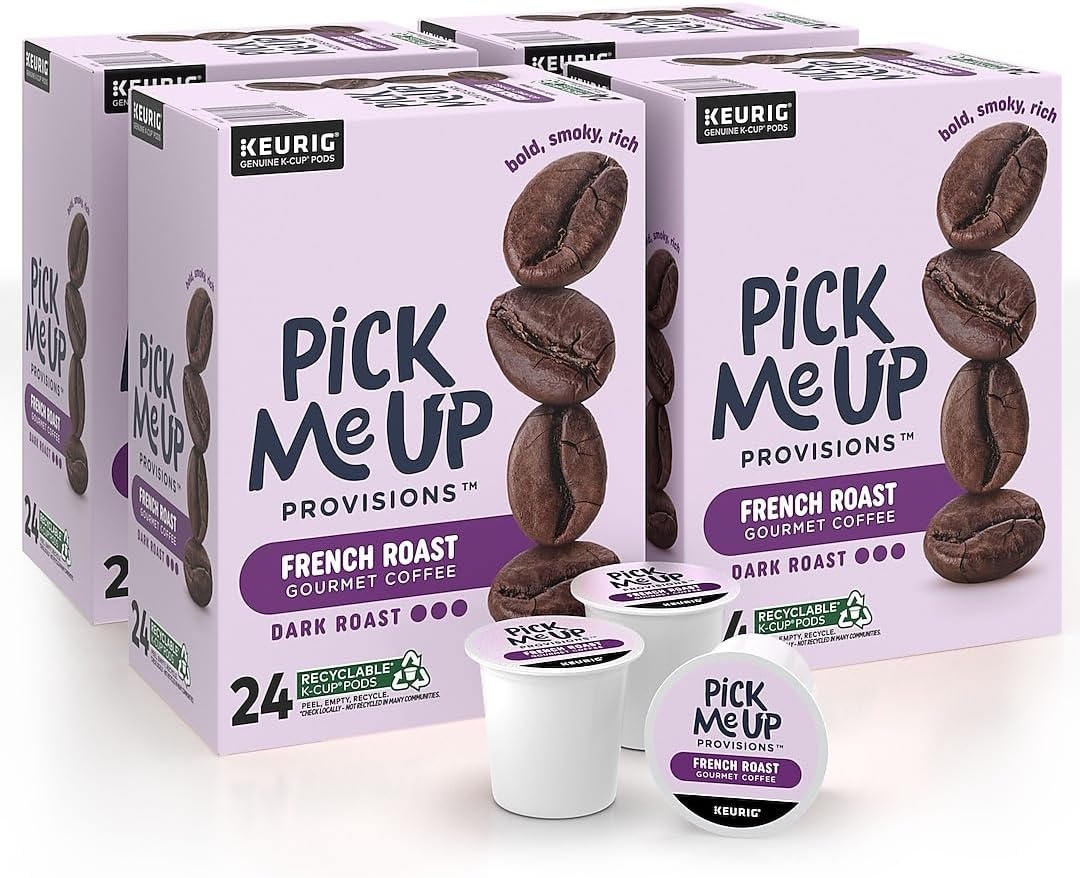 image:imagePick Me Up Provisions SingleServe Coffee Capsules amp Pods Colombian Medium Roast 96 Count KCup Compatible Single Serve Coffee Breakroom Office 100 Arabica Coffee1 Count Pack of 96
