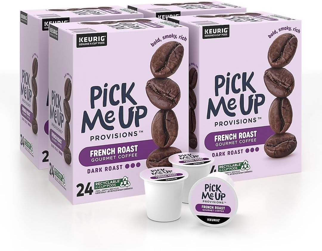 image:imagePick Me Up Provisions SingleServe Coffee Capsules amp Pods Colombian Medium Roast 96 Count KCup Compatible Single Serve Coffee Breakroom Office 100 Arabica Coffee1 Count Pack of 96