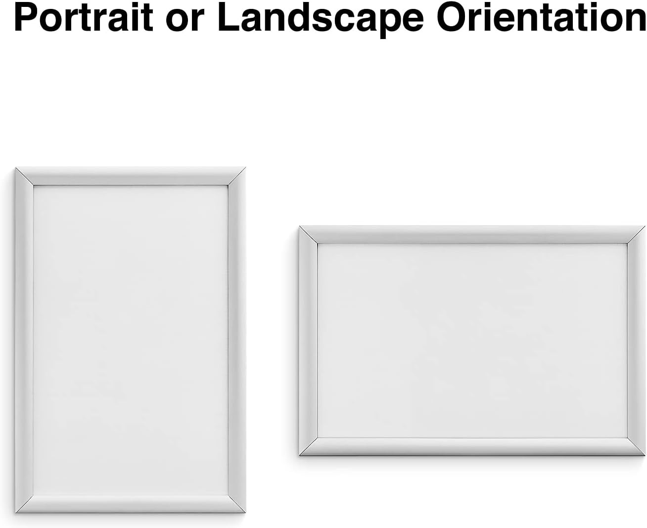 image:imageSTAPLES Aluminum Snap Frame 11 x 17 FrontLoading Poster Frame for Retail Signs