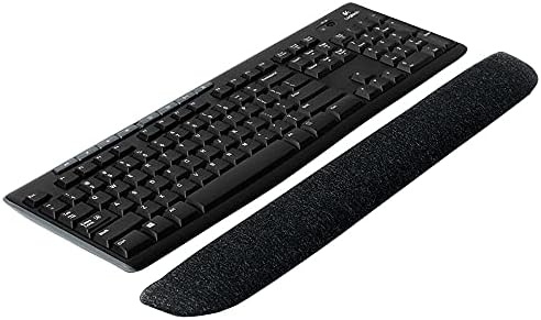 image:imageSTAPLES Ergonomic Gel Keyboard Wrist Rest 1866 x 28 x 091 NonSlip Base Soft Wrist Support Cushion for Easy Typing FullSize Keyboards OfficeComputerGaming BlackBlack