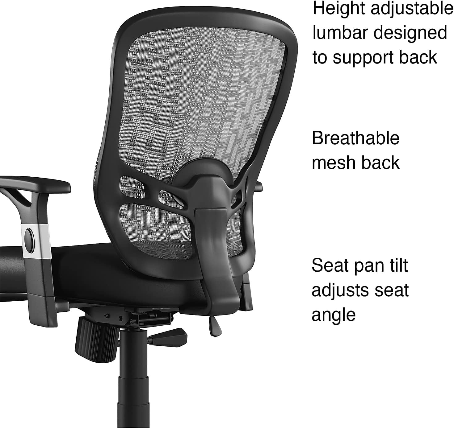 image:imageSTAPLES Ergonomic Task Chair Mesh Black