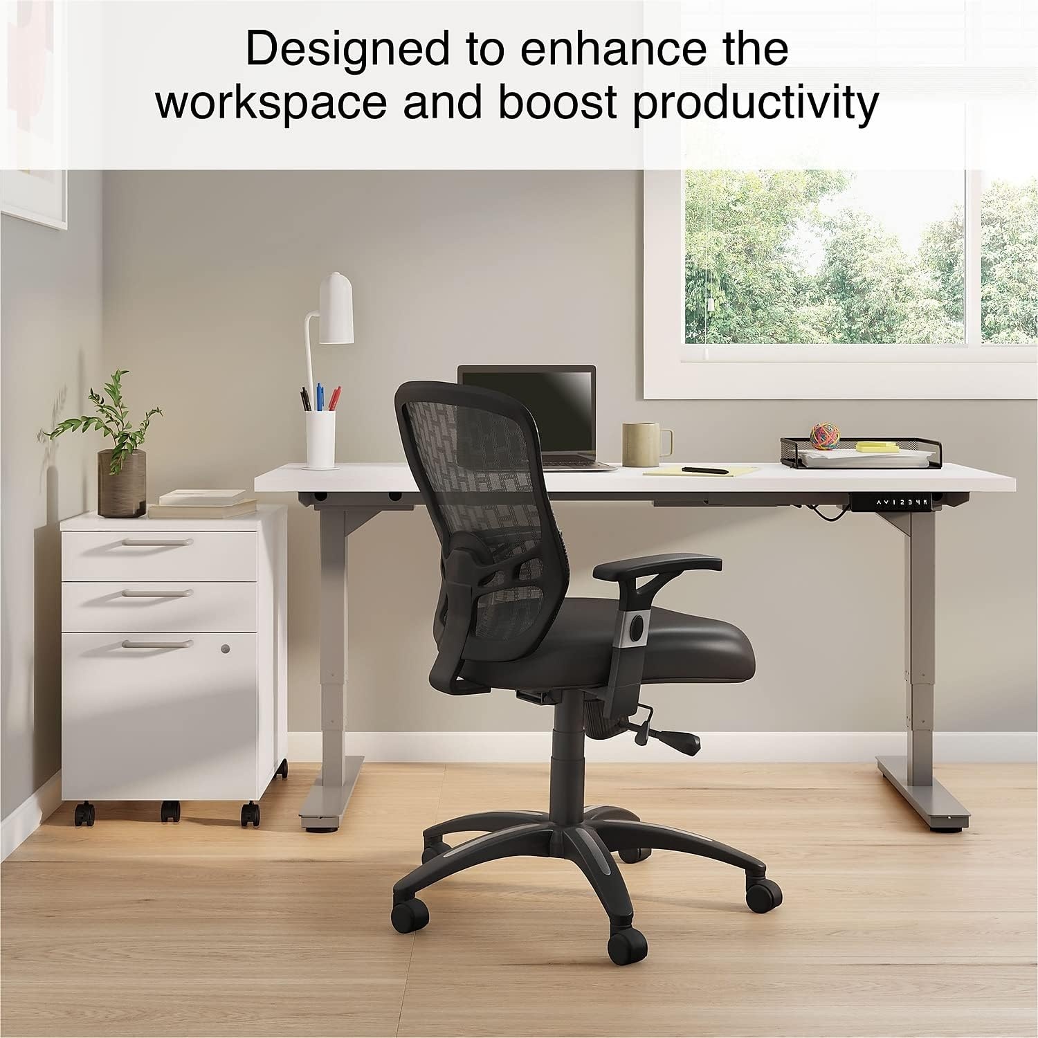 image:imageSTAPLES Ergonomic Task Chair Mesh Black