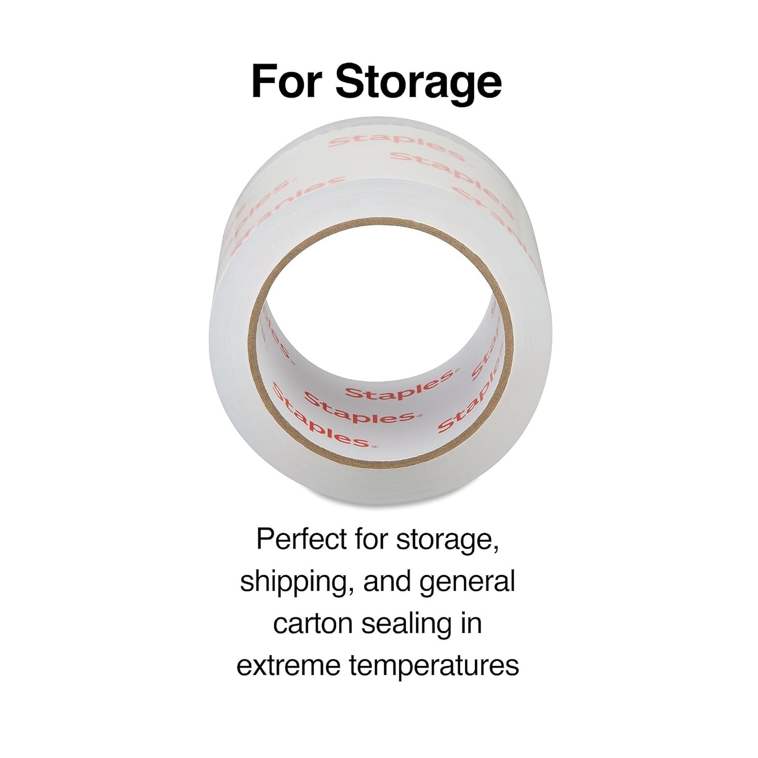 image:imageSTAPLES ExtraWide Moving amp Storage Packing Tape 283 x 546 Yards Clear 12 RollsCarton ST6101052209VS