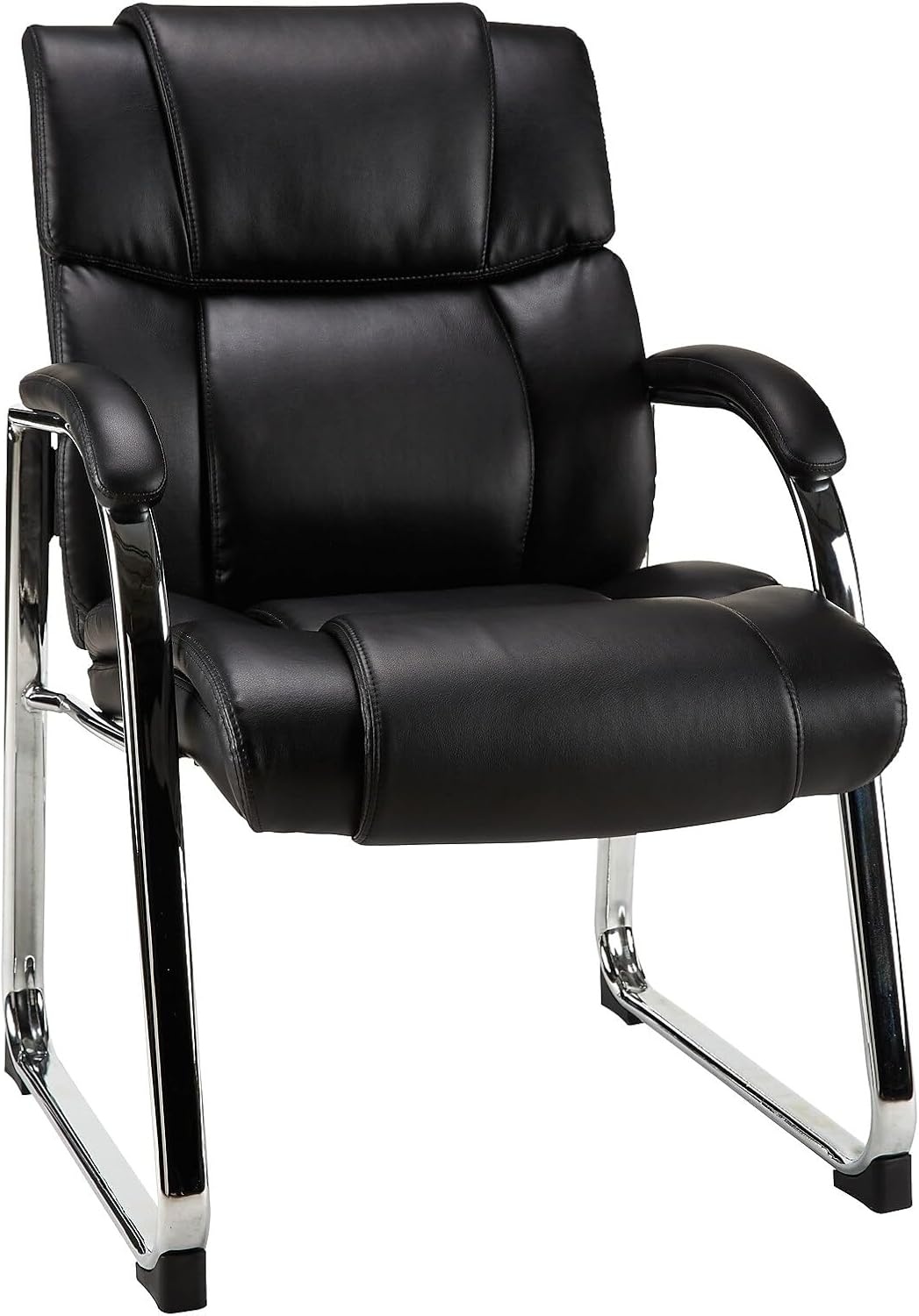 image:imageSTAPLES Guest amp Reception Chair Bonded Leather
