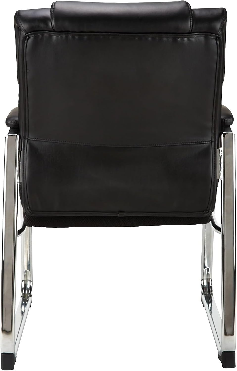 image:imageSTAPLES Guest amp Reception Chair Faux Leather Black 2Pack