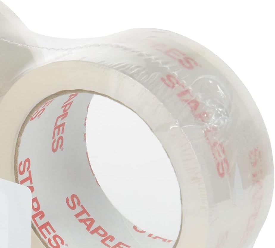 image:imageSTAPLES HeavyDuty Shipping Packing Tape 188 x 546 Yards 6Rolls6 Pack