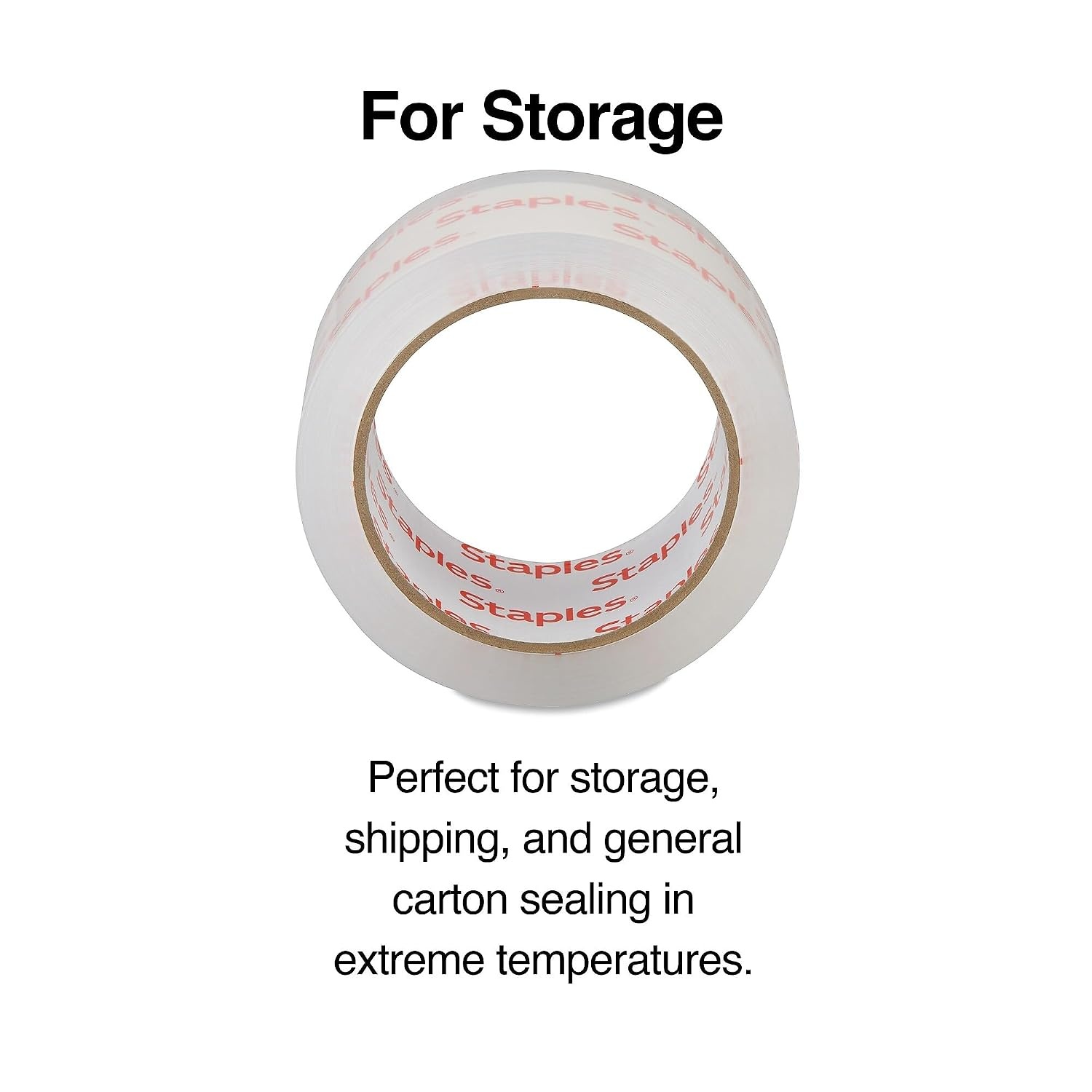 image:imageSTAPLES Moving amp Storage Packing Tape 188 x 546 Yards Clear 24 RollsCarton ST6101252528VS