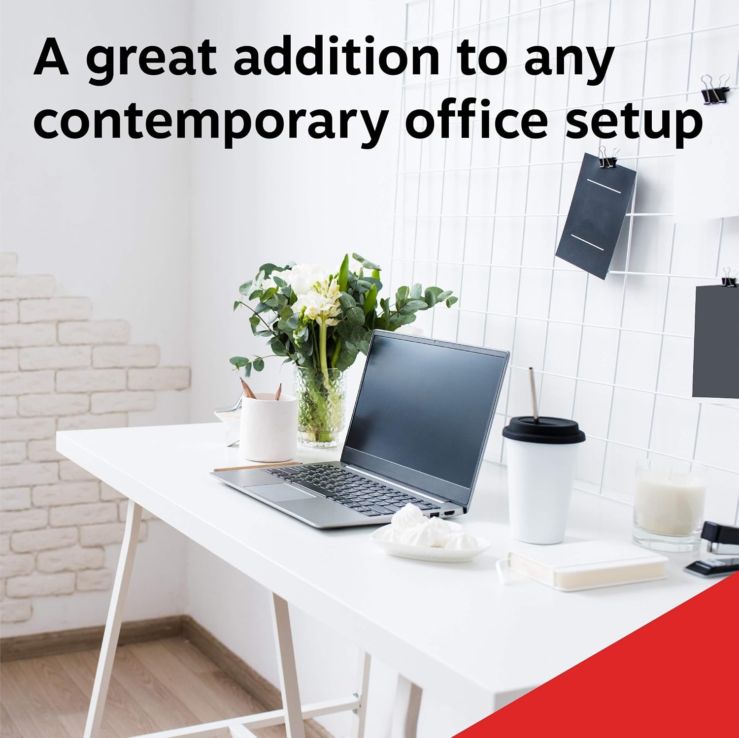 image:imageSTAPLES Sorina Bonded Leather Chair Adjustable Office Chair with Plush Padding Provides Lumbar Arm and Head Support Perfect Desk Chair for The Modern OfficeBlack