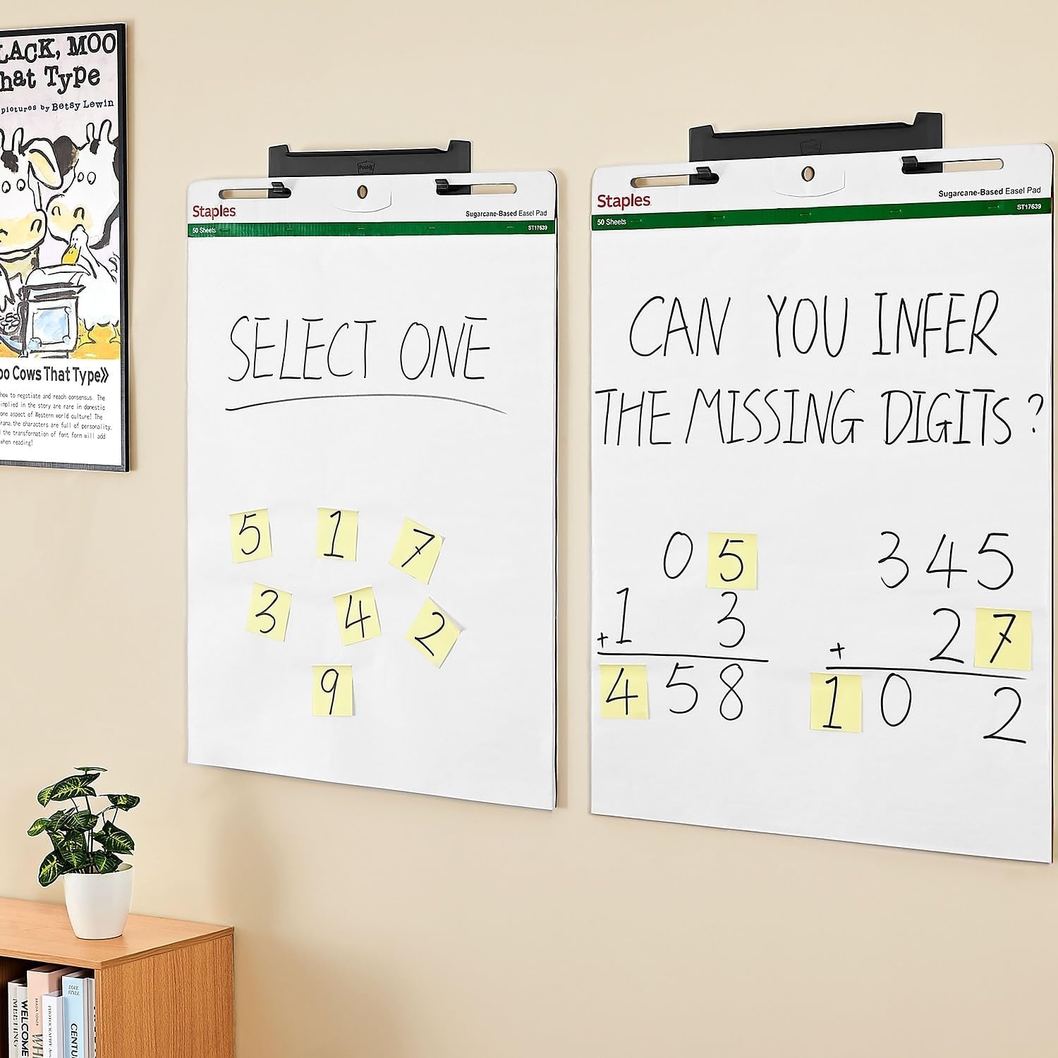image:imageSTAPLES Stickies Tabletop Easel Pad 20 X 23 White 20 SheetsPad Easel Pad for Meetings amp Classrooms27 x 35