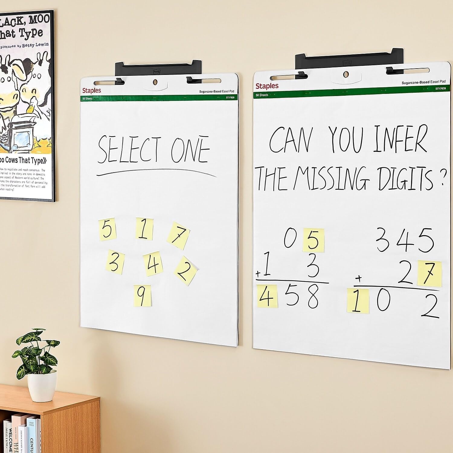 image:imageSTAPLES Stickies Tabletop Easel Pad 20 X 23 White 20 SheetsPad Easel Pad for Meetings amp Classrooms27 x 35