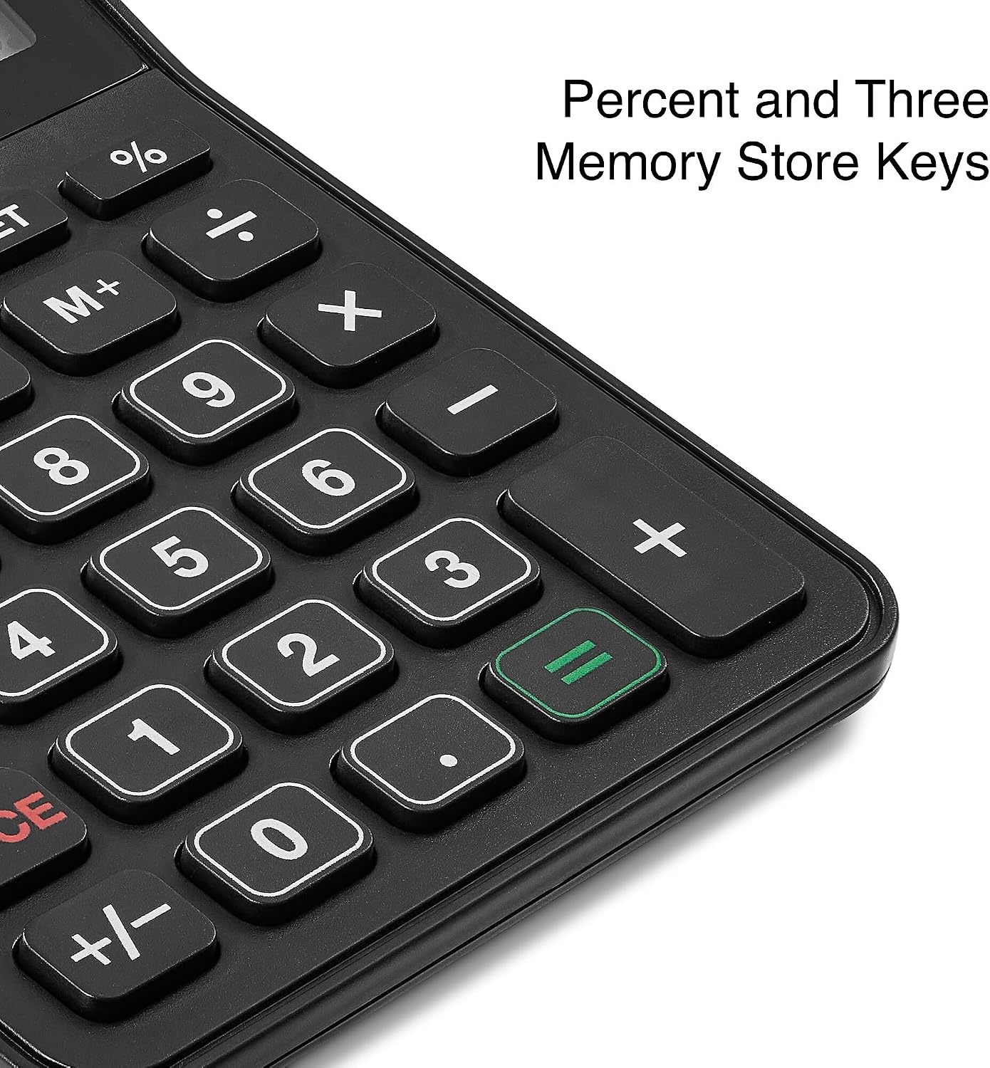 image:imageStaples 10Digit Desktop Calculator ExtraLarge LCD Display Dual Solar amp Battery Power Big Buttons for Easy Use Basic Office amp Home Calculator Black 2Pack ST240CCVS