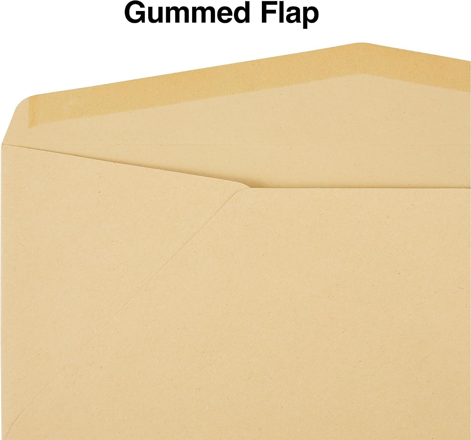 image:imageStaples 12 Brown Kraft Gummed Envelopes Heavyweight OpenEnd Mailing Envelopes 500Box