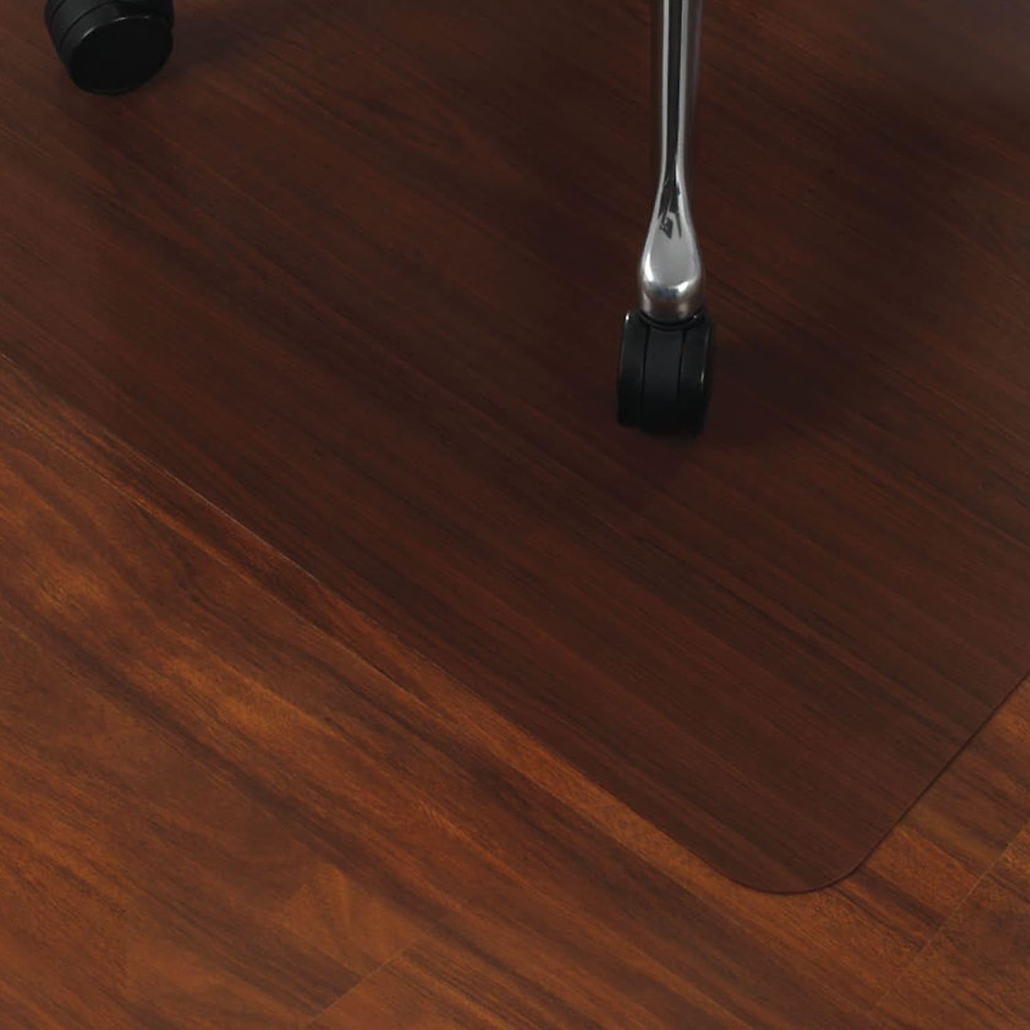 image:imageStaples 36X48 LowPile Chair Mat Black No LipCherry