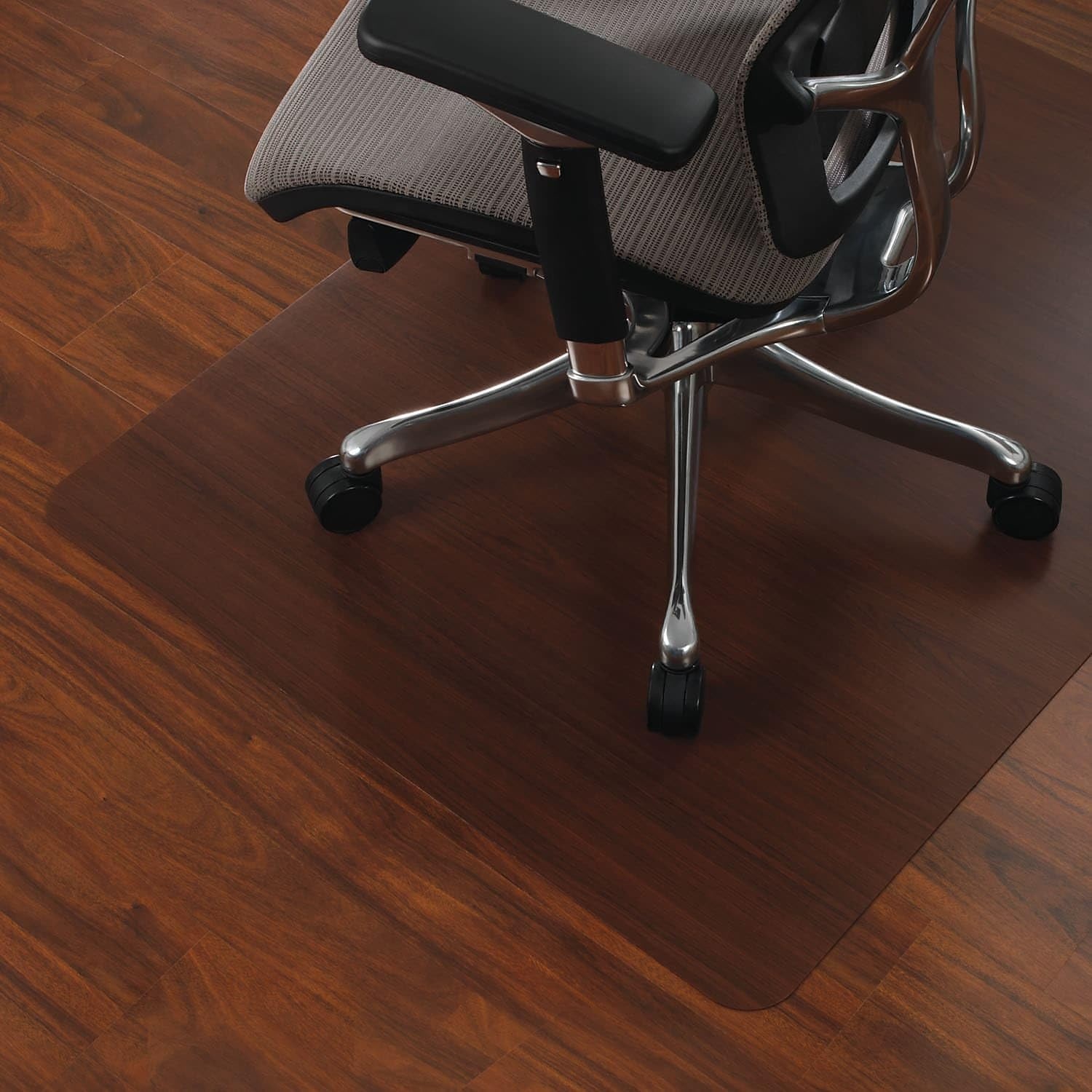 image:imageStaples 36X48 LowPile Chair Mat Black No LipCherry