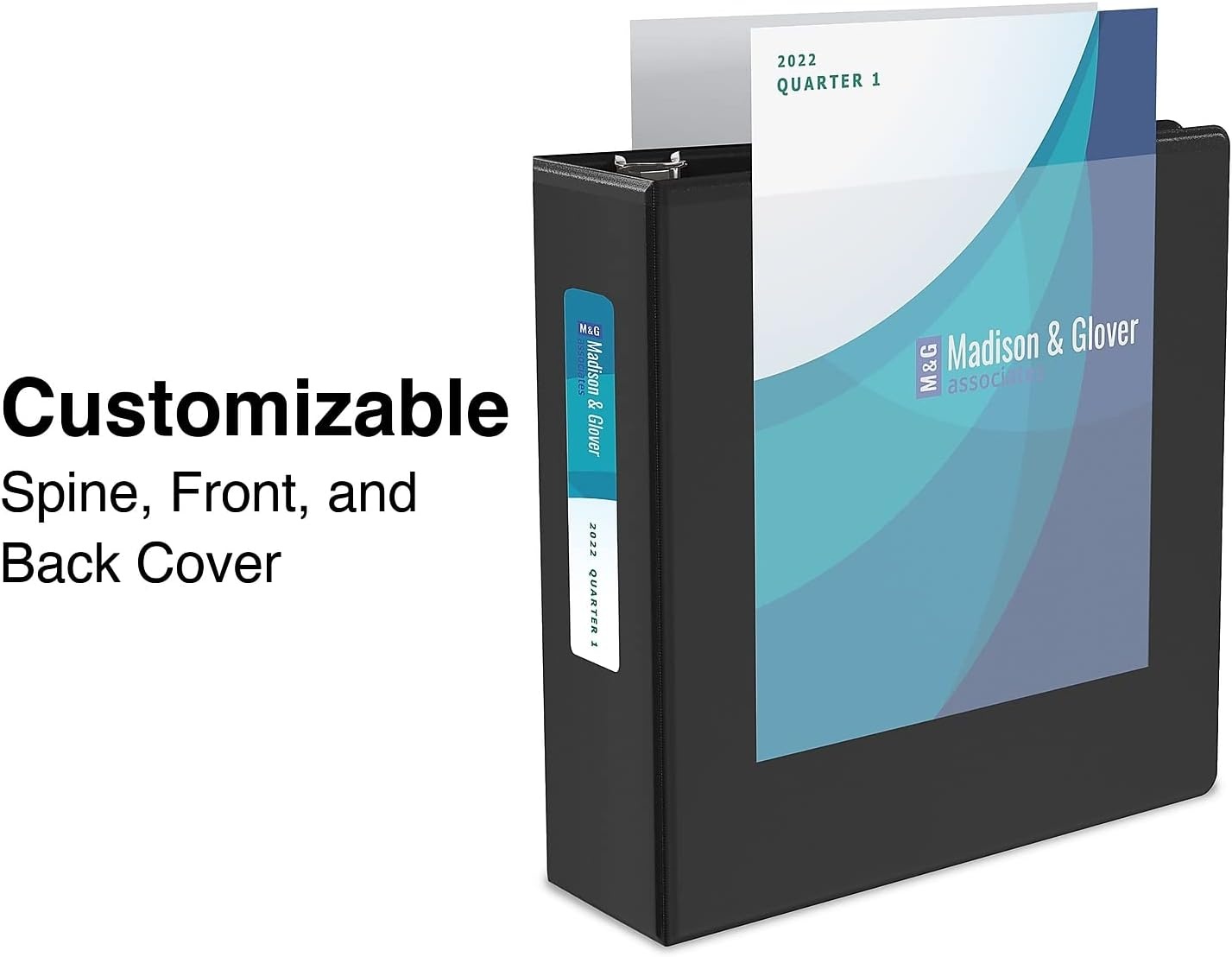 image:imageStaples 3Ring Binder 2 DRing White HighCapacity Organizer for Home Office amp School Holds up to 480 Sheets 6PackBlack
