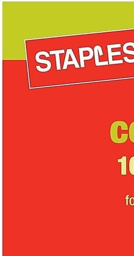 image:imageStaples 50 Recycled 85Inch x 11Inch Multipurpose Paper 24 lbs 96 Bright 10 RMCT For Office School amp Home100 Recycled