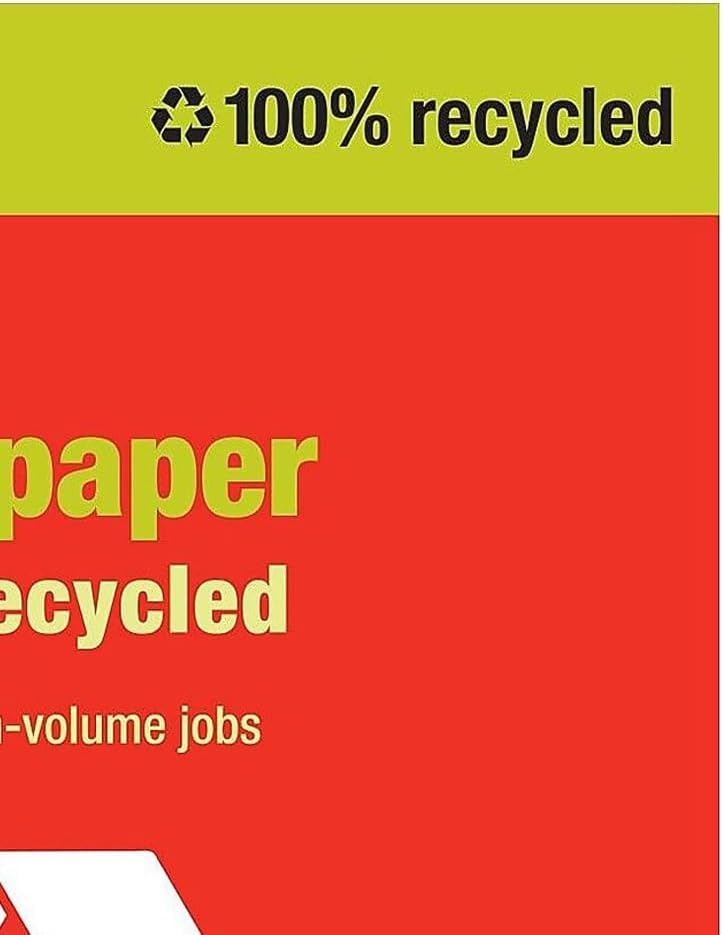 image:imageStaples 50 Recycled 85Inch x 11Inch Multipurpose Paper 24 lbs 96 Bright 10 RMCT For Office School amp Home100 Recycled