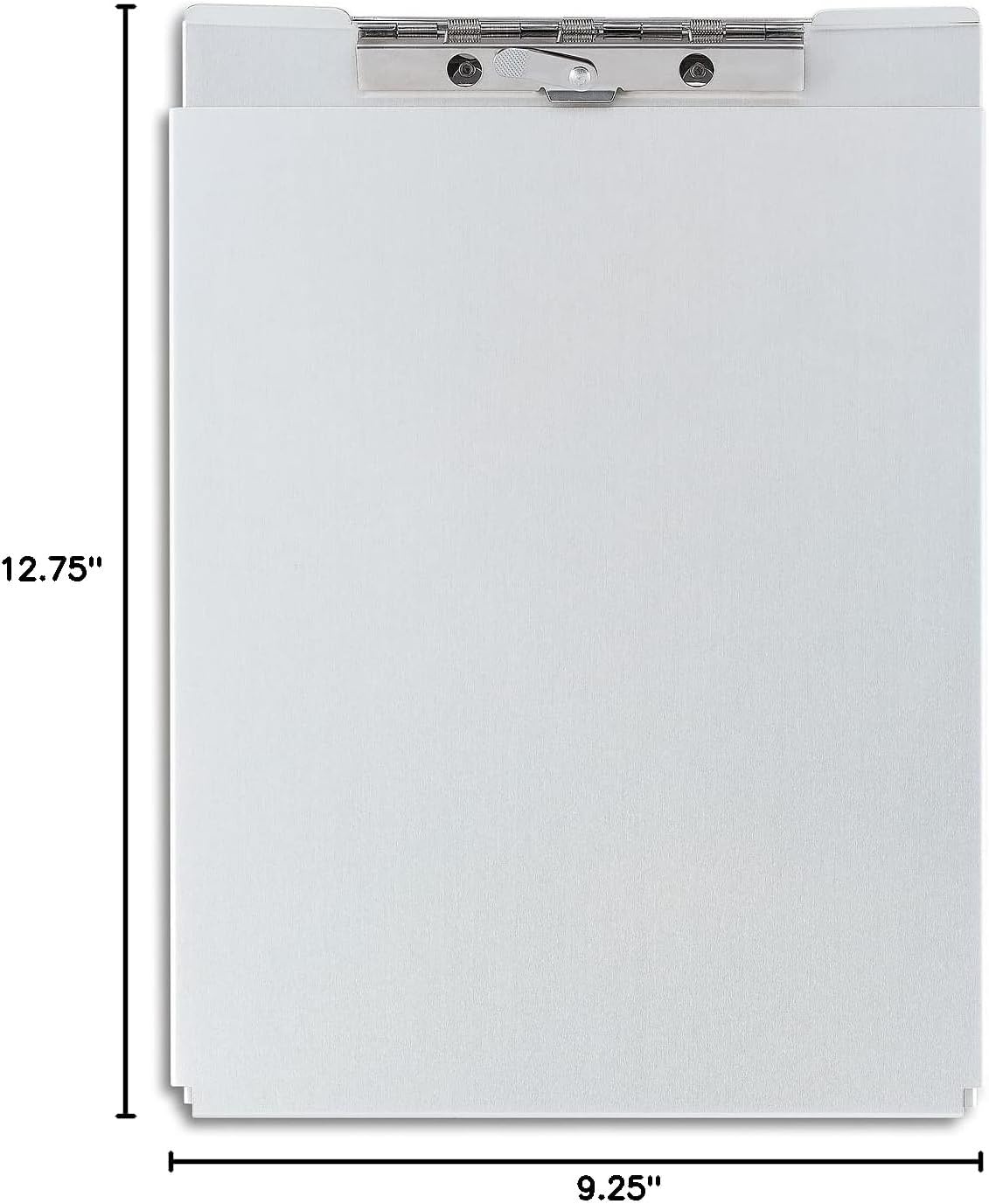 image:imageStaples Aluminum Storage Clipboard Letter Size Silver HeavyDuty Clipboard with Storage