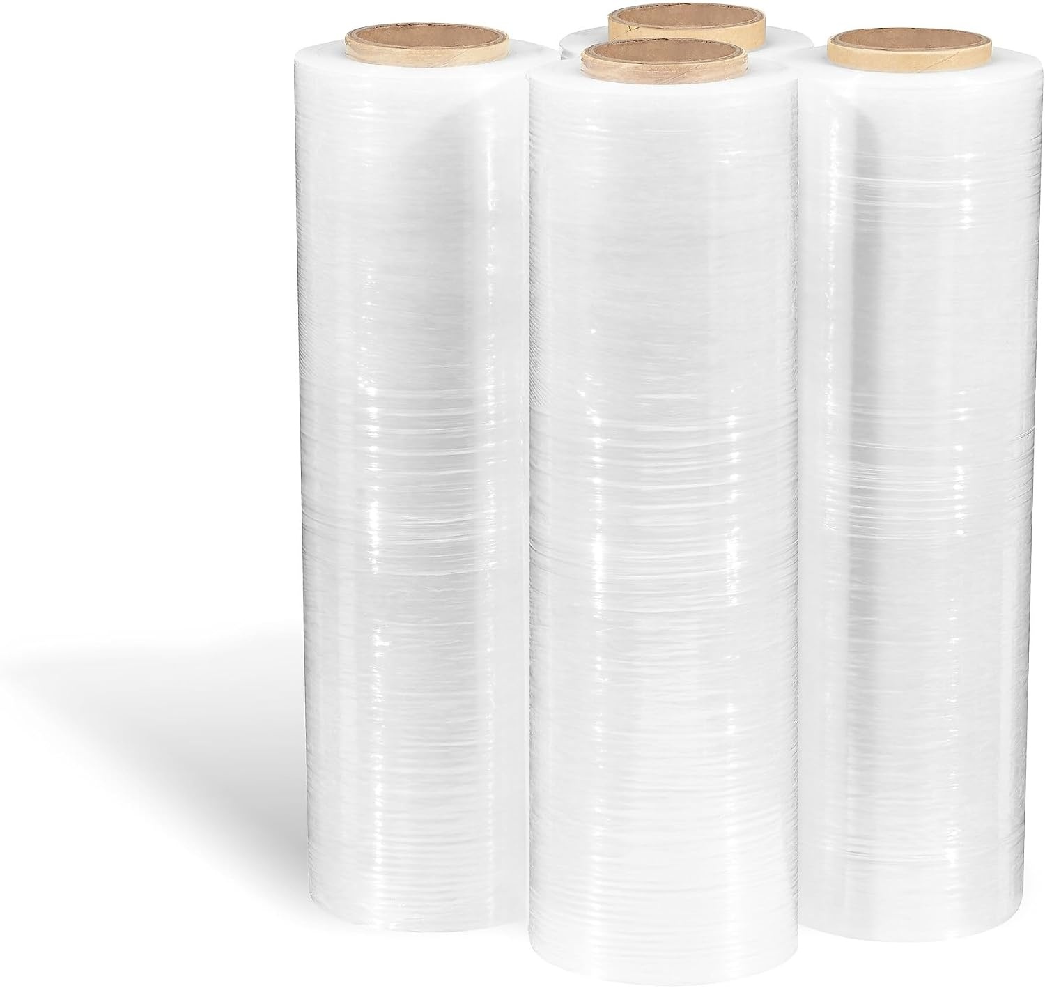 image:imageStaples Blown Stretch Wrap for Hand Dispensers 80 Gauge HighCling Film for Heavy Loads amp Industrial Shipping