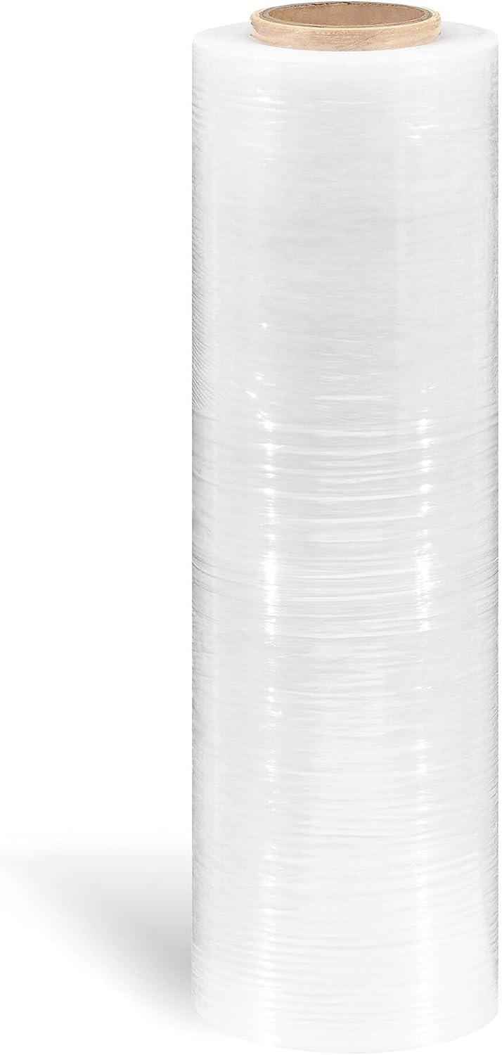 image:imageStaples Blown Stretch Wrap for Hand Dispensers 80 Gauge HighCling Film for Heavy Loads amp Industrial Shipping