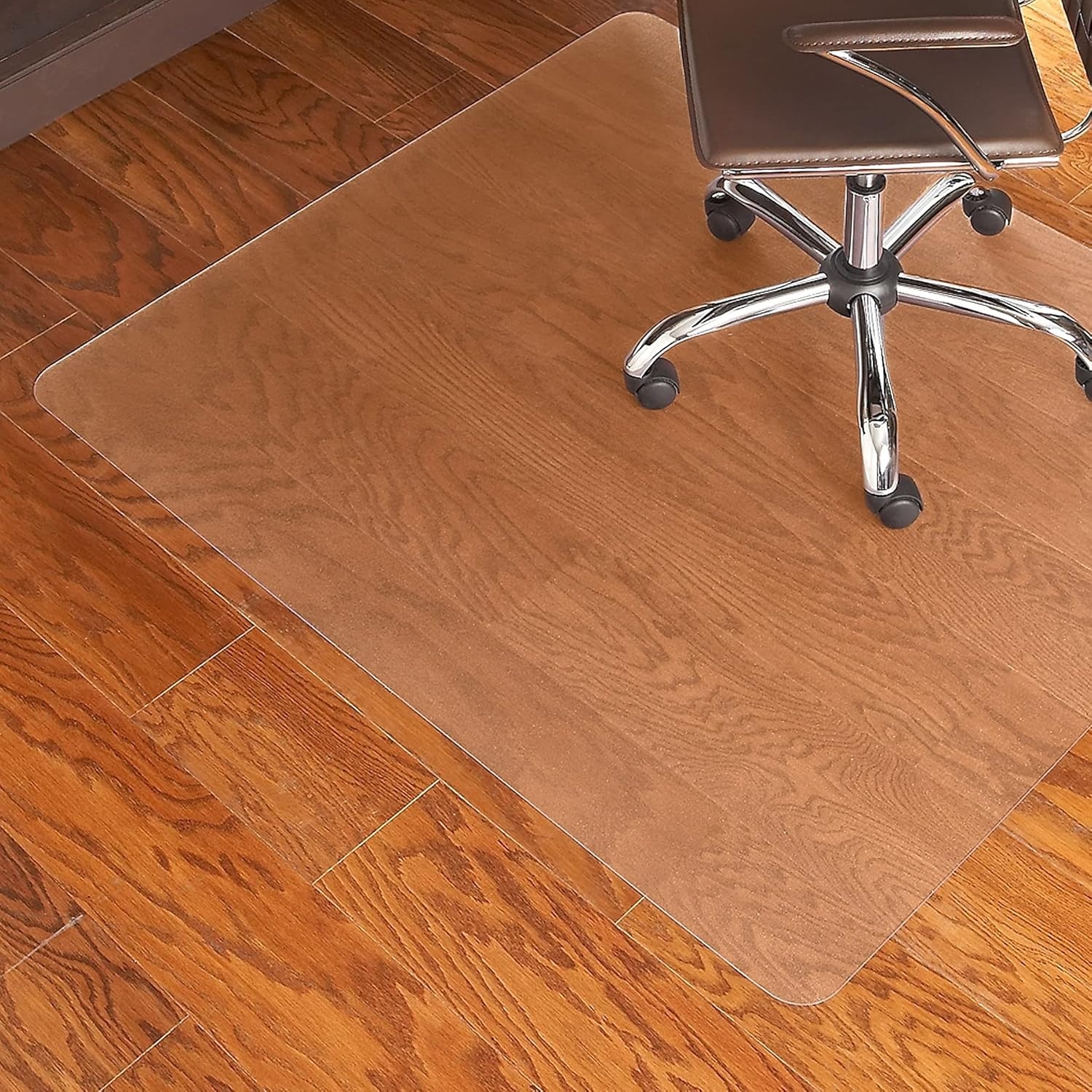 image:imageStaples Carpet Chair Mat 46 x 60 HighPile Clear 20361CC46 x 60