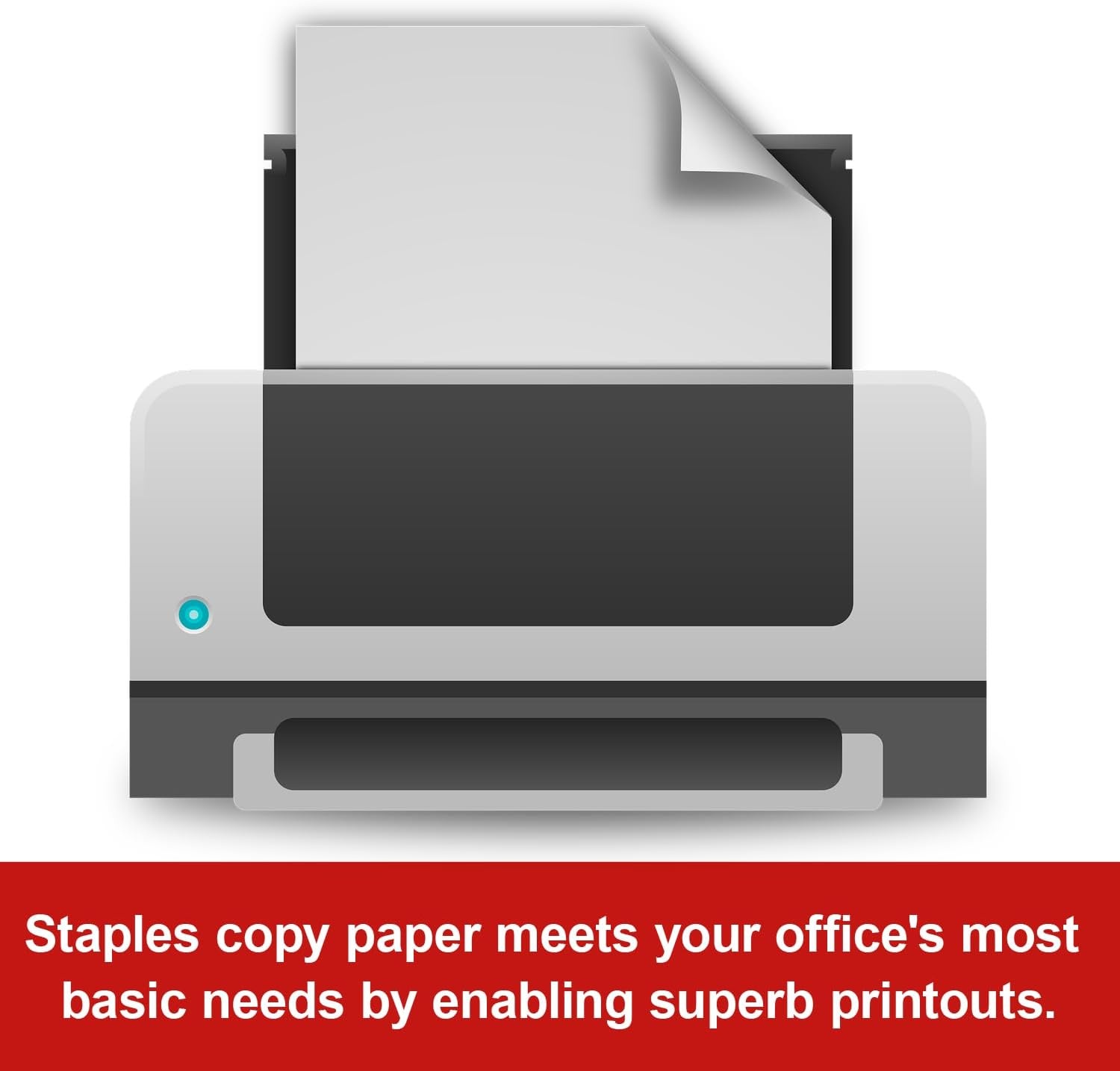 image:imageStaples Copy Paper 11 x 17 92 Brightness 20 lbs Ledger Size Paper For Office School amp Home5 Reams 2 500 Sheets