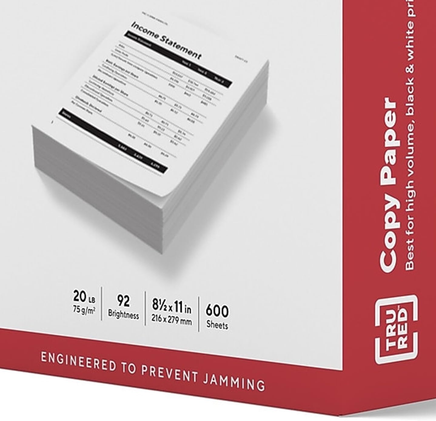 image:imageStaples Copy Paper 11 x 17 92 Brightness 20 lbs Ledger Size Paper For Office School amp Home6 Reams 3 600 Sheets