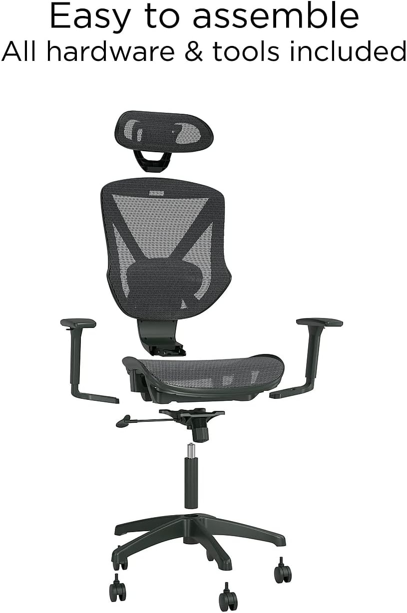 image:imageStaples Dexley Ergonomic Task Chair Mesh Ergonomic Lumbar Support Adjustable Height BlackBlack